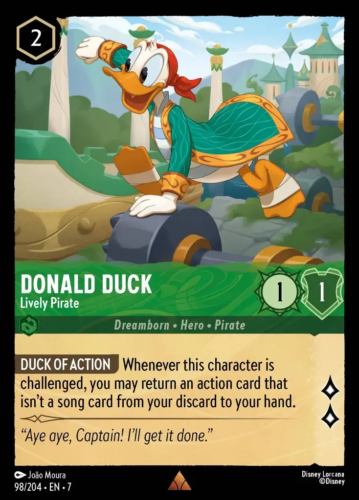 Donald Duck - Lively Pirate · Archazia's Island 98/206