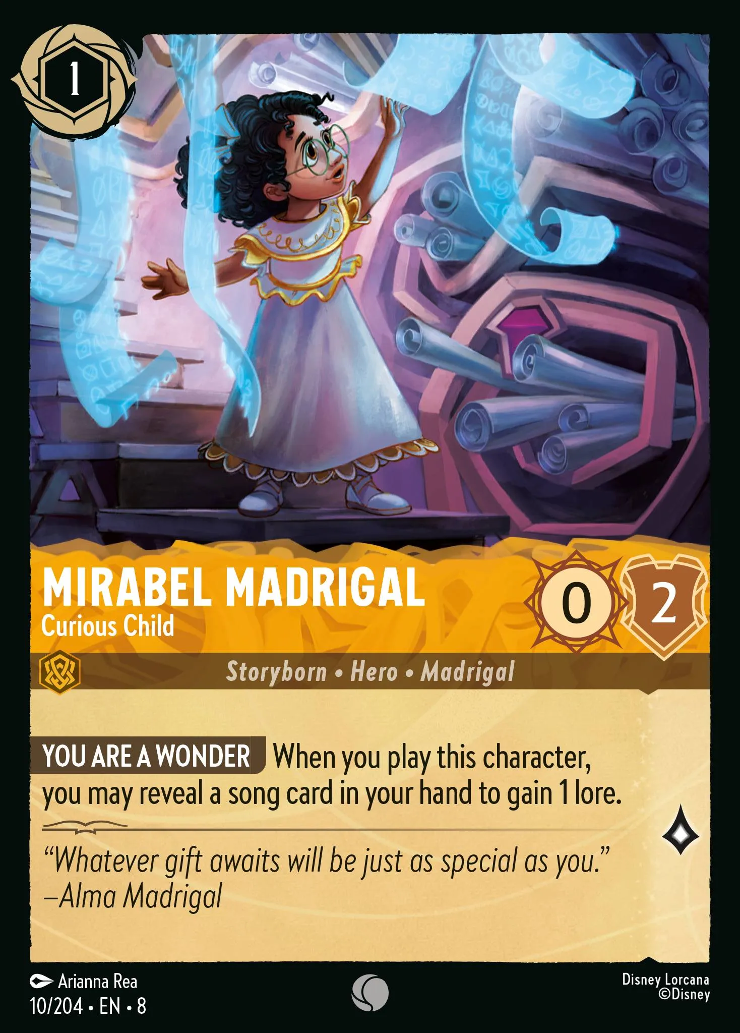 Mirabel Madrigal - Curious Child · Reign of Jafar 10/211