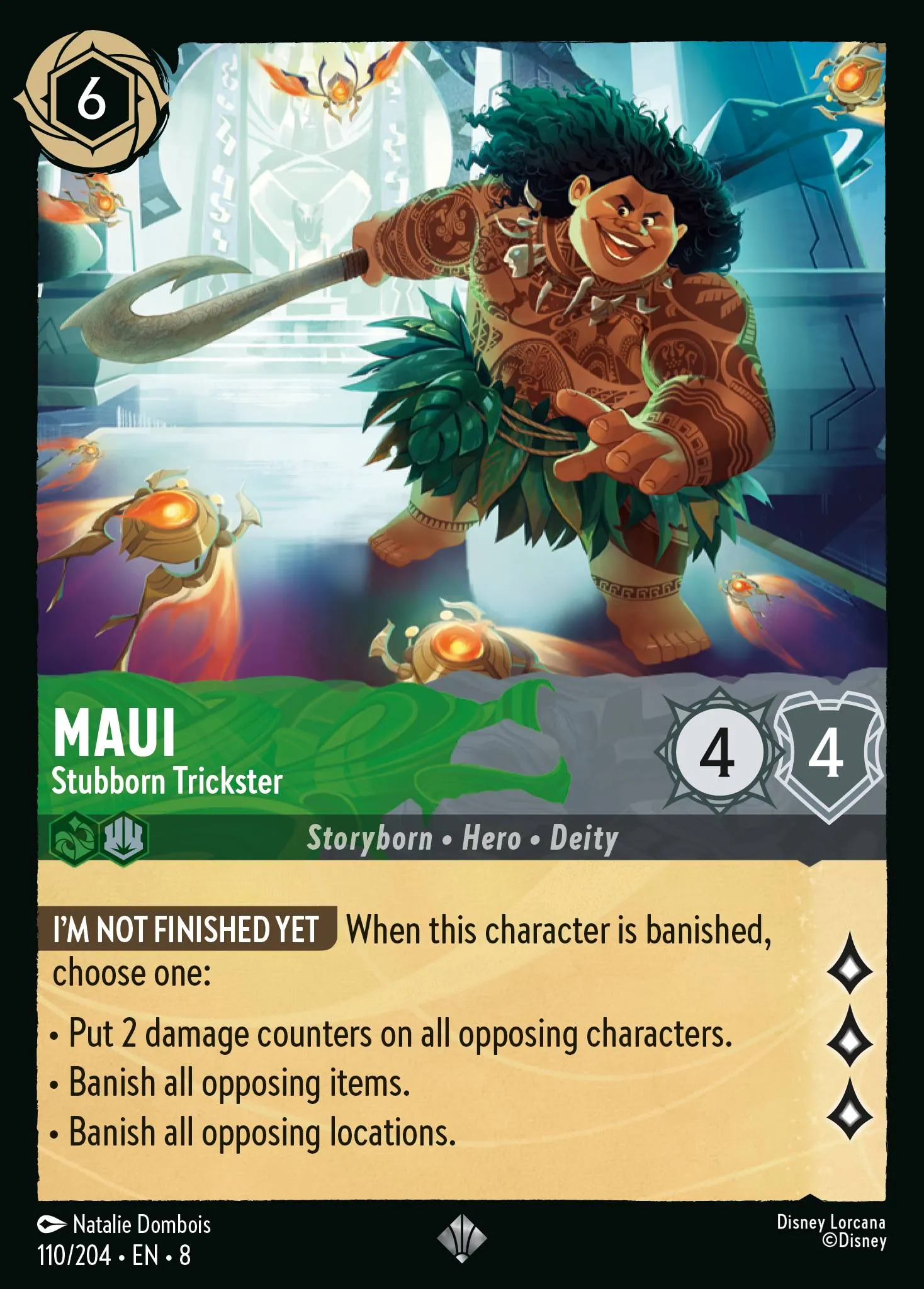 Maui - Stubborn Trickster · Reign of Jafar 110/211