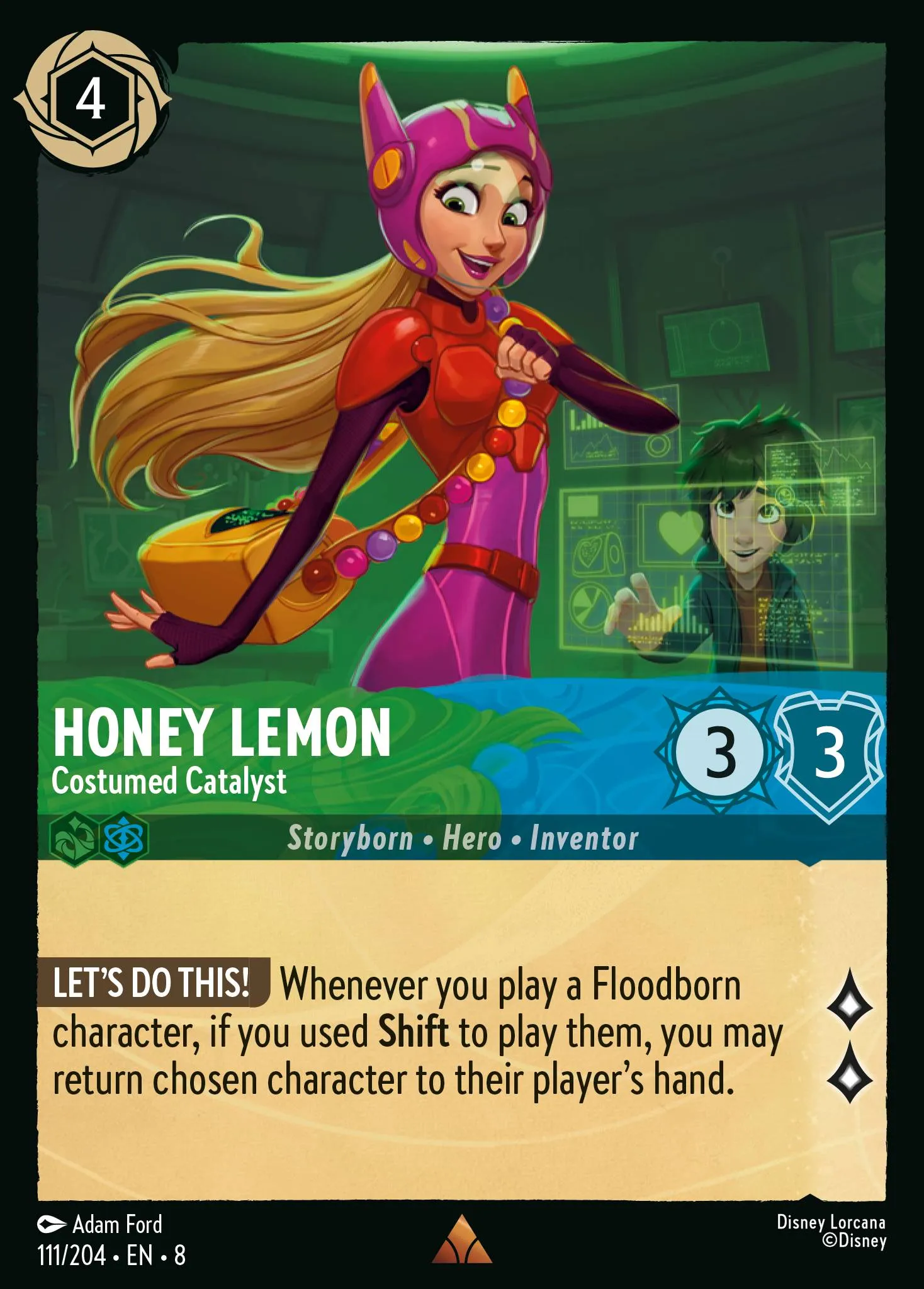 Honey Lemon - Costumed Catalyst · Reign of Jafar 111/211