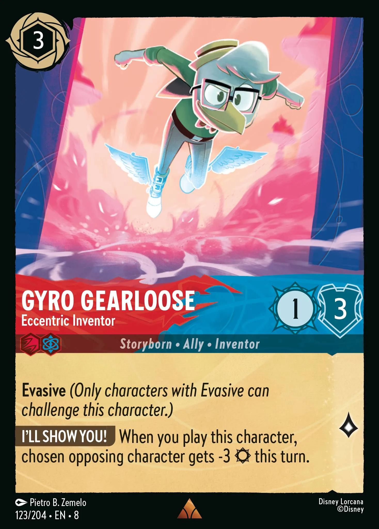 Gyro Gearloose - Eccentric Inventor · Reign of Jafar 123/211
