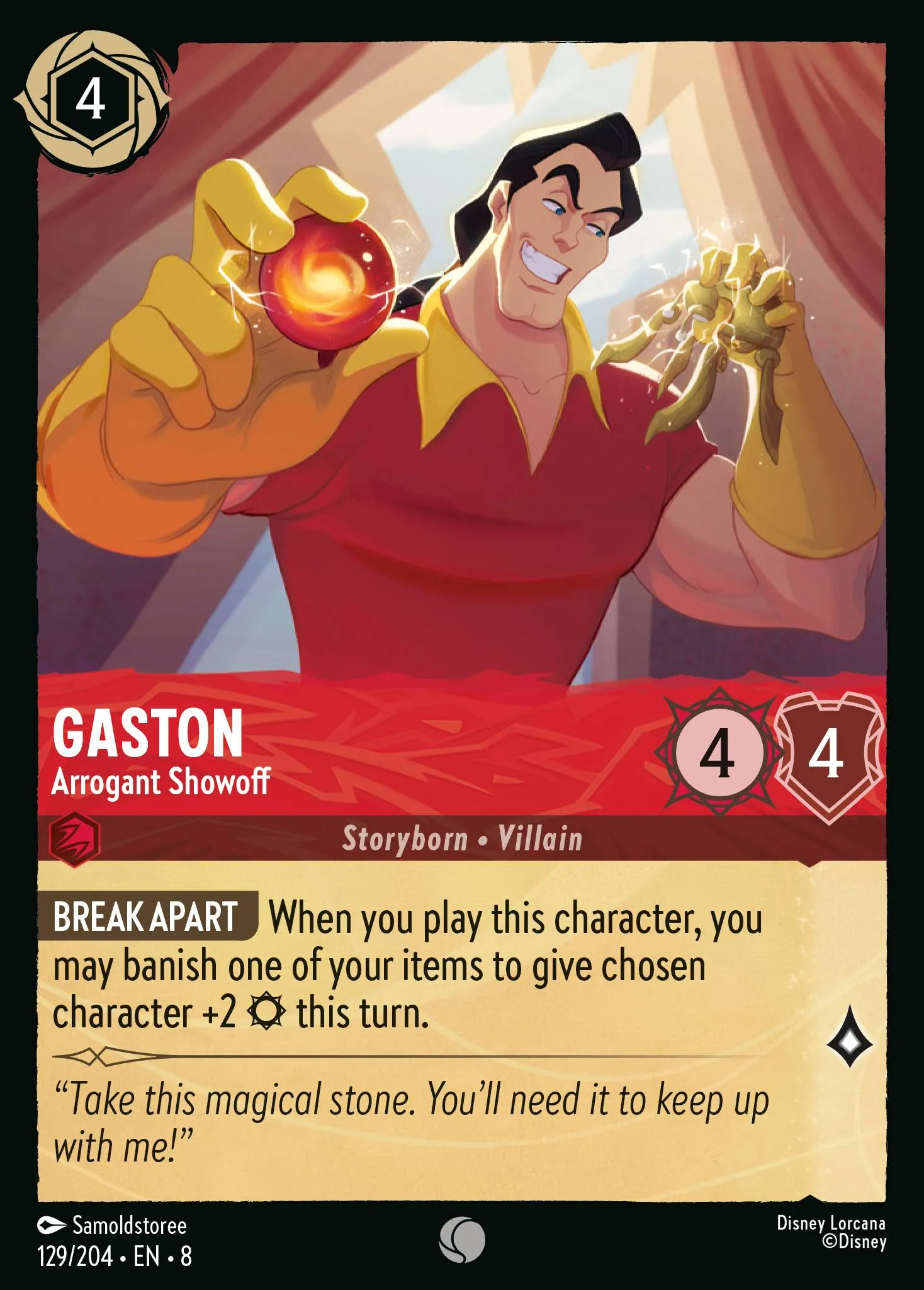 Gaston - Arrogant Showoff · Reign of Jafar 129/211