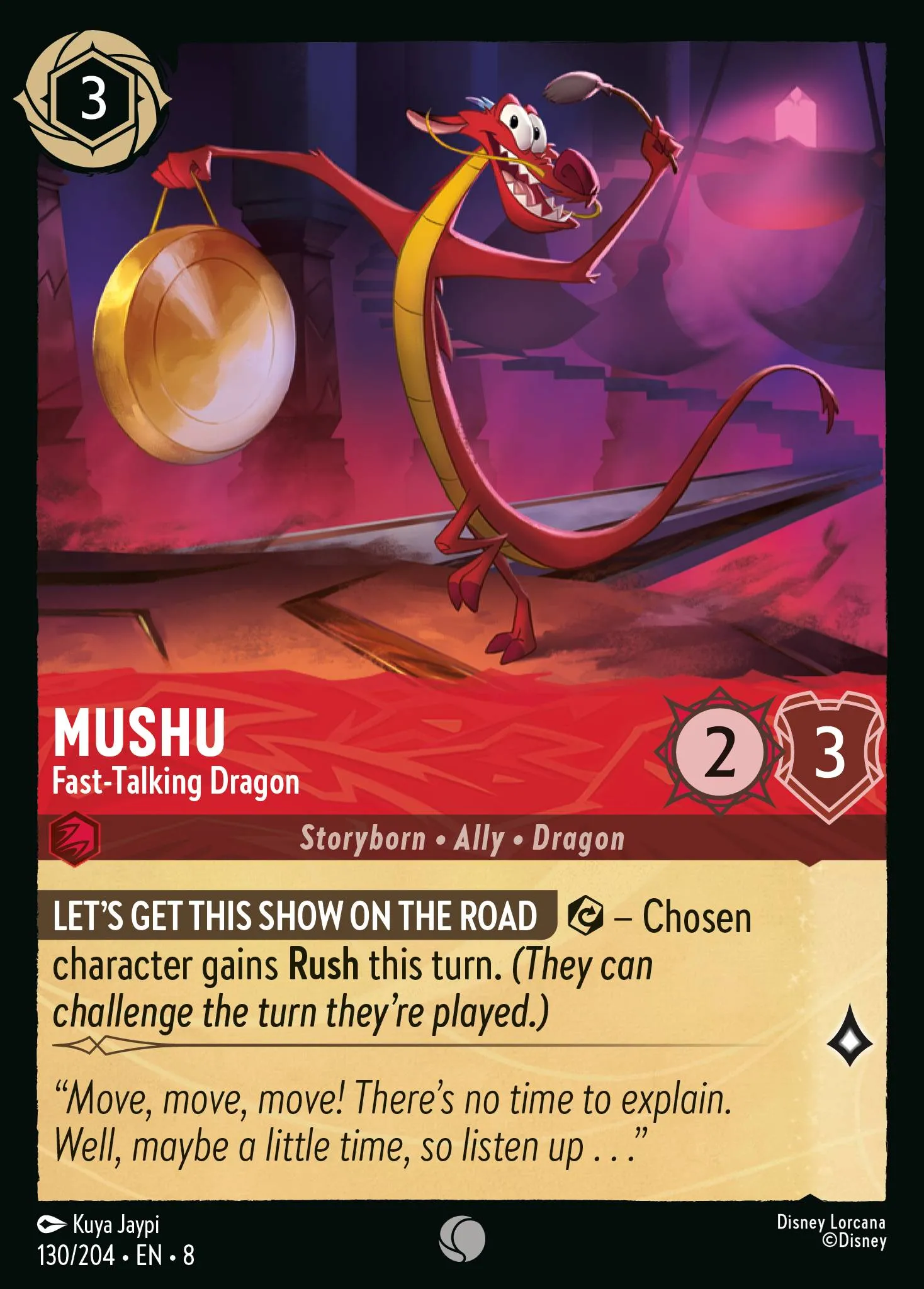Mushu - Fast-Talking Dragon · Reign of Jafar 130/211