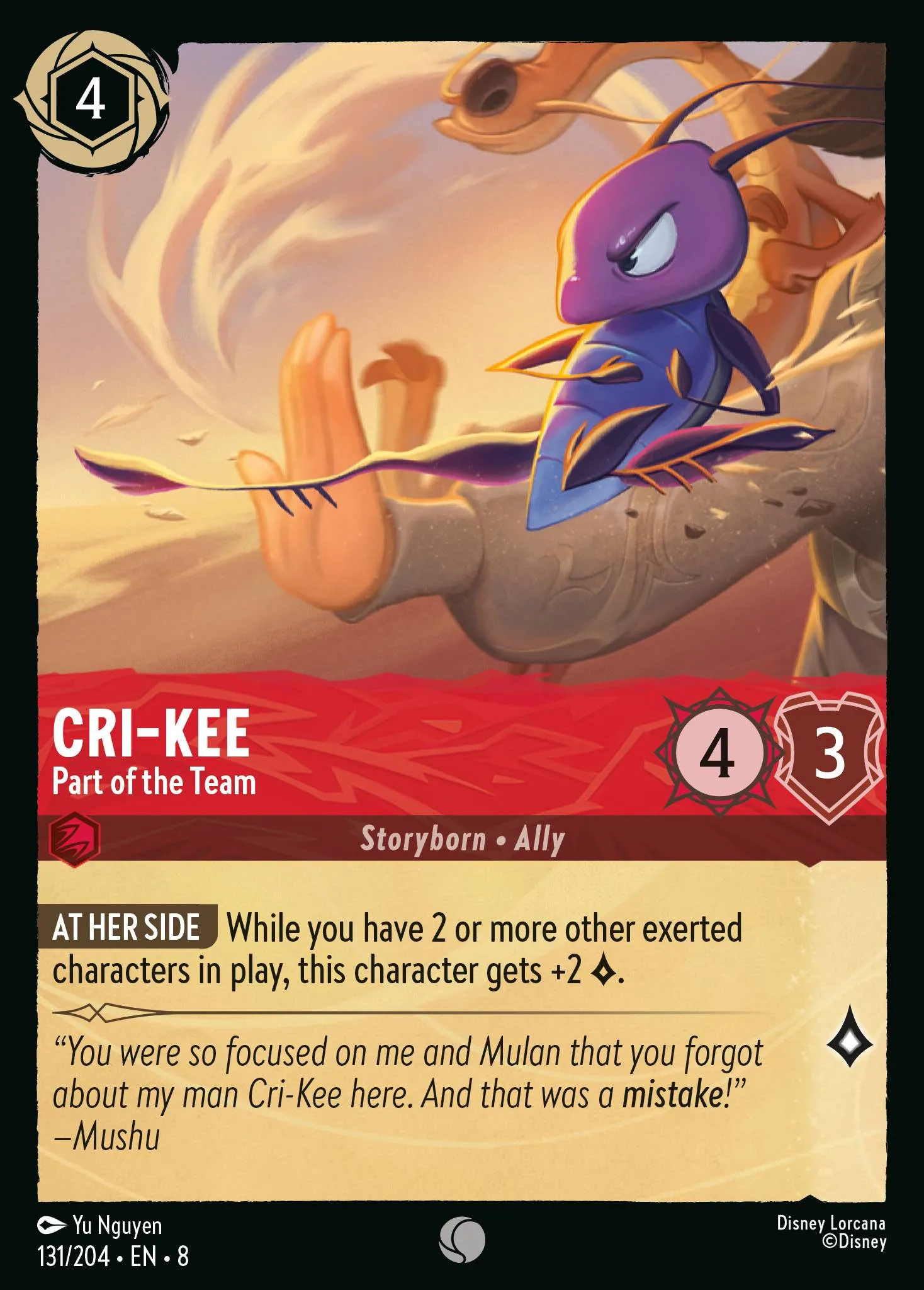 Cri-Kee - Part of the Team · Reign of Jafar 131/211