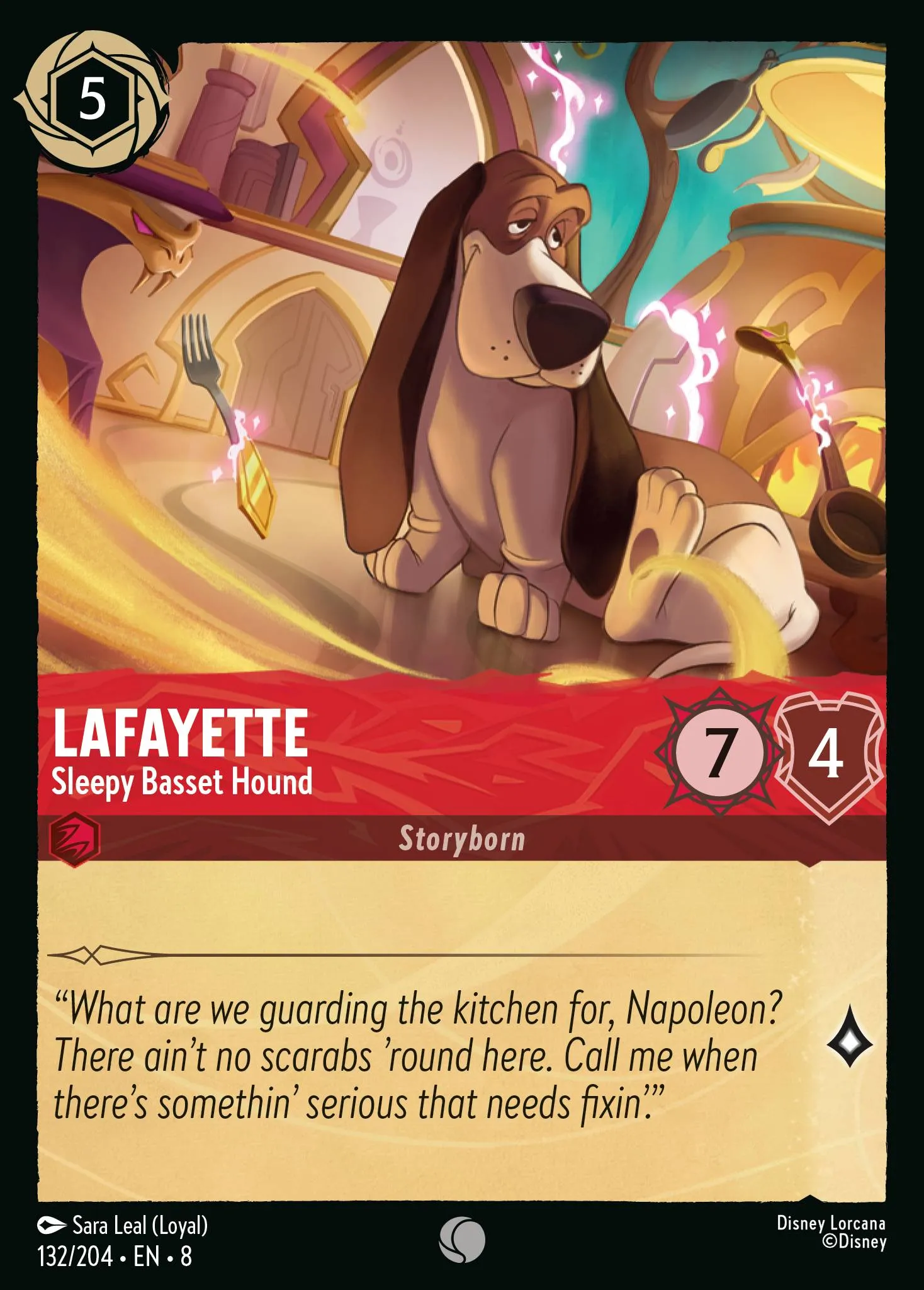 Lafayette - Sleepy Basset Hound · Reign of Jafar 132/211