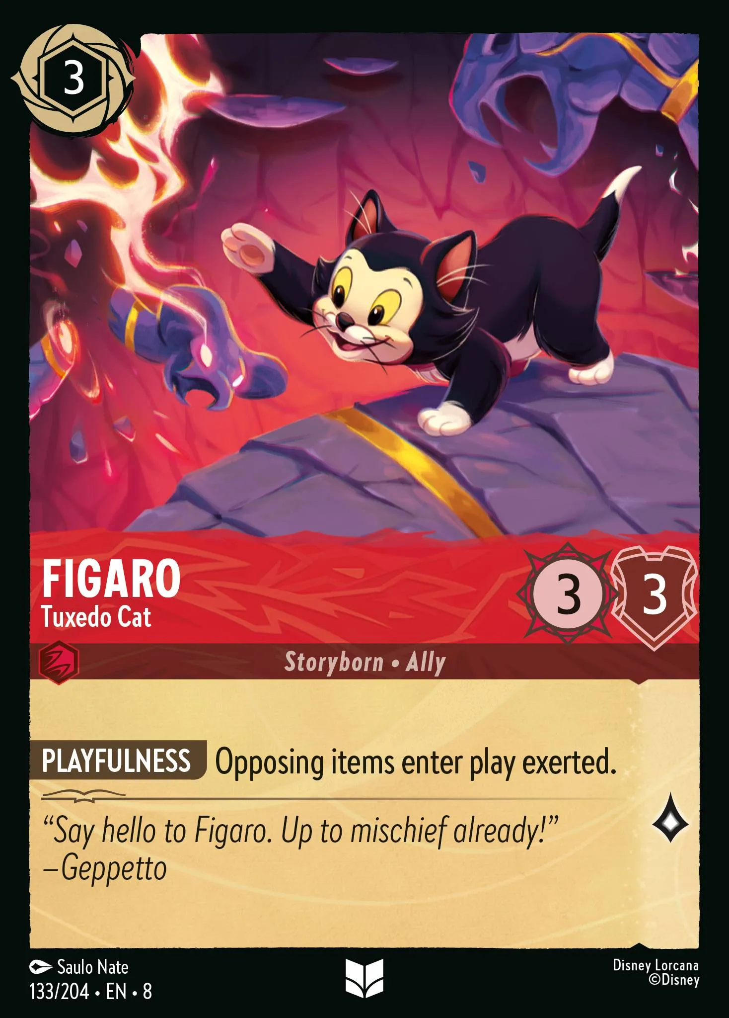 Figaro - Tuxedo Cat · Reign of Jafar 133/211