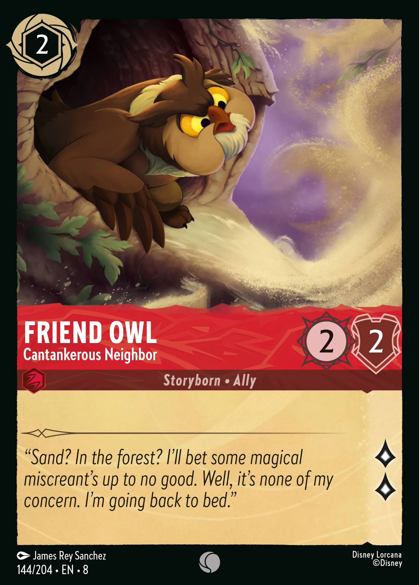 Friend Owl - Cantankerous Neighbor · Reign of Jafar 144/211