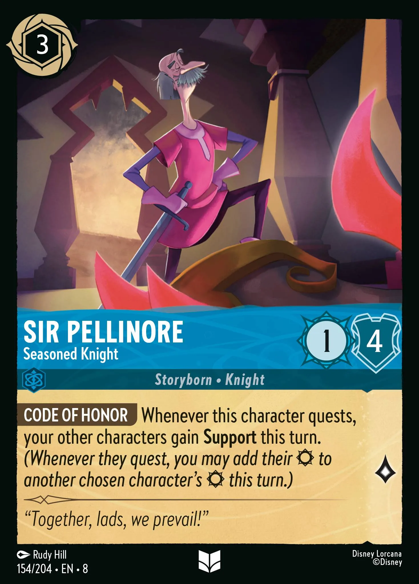 Sir Pellinore - Seasoned Knight · Reign of Jafar 154/211