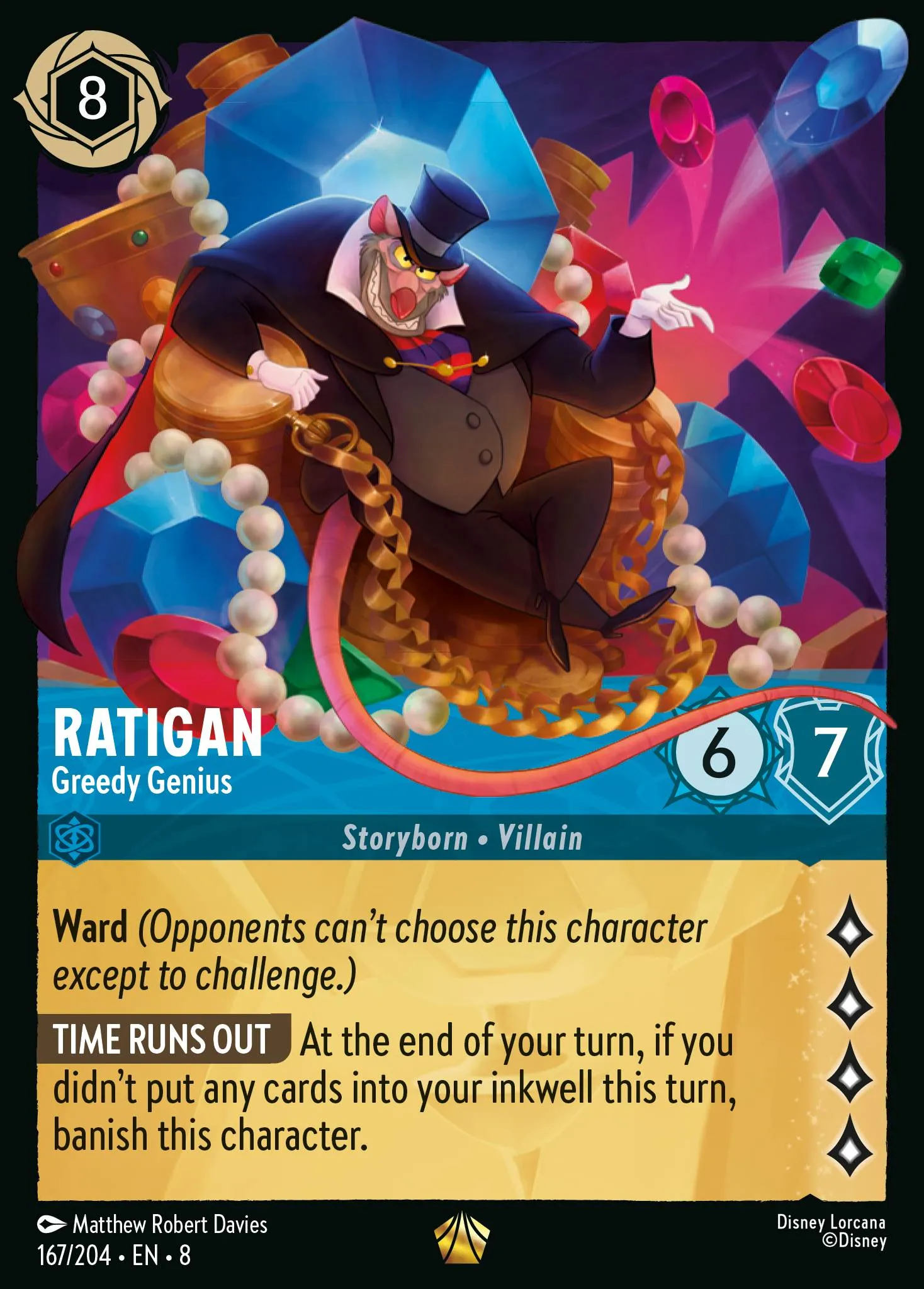 Ratigan - Greedy Genius · Reign of Jafar 167/211