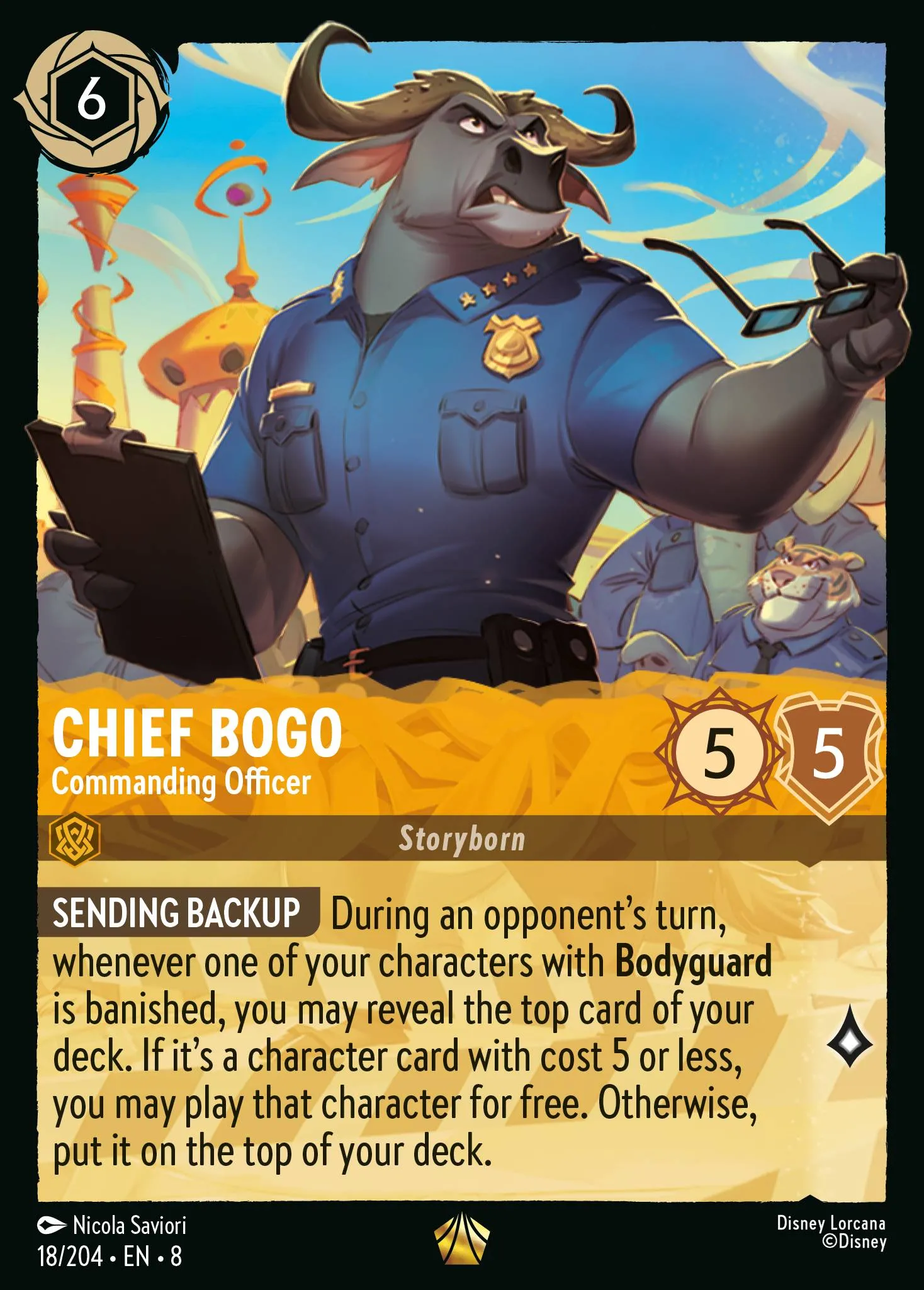 Chief Bogo - Commanding Officer · Reign of Jafar 18/211