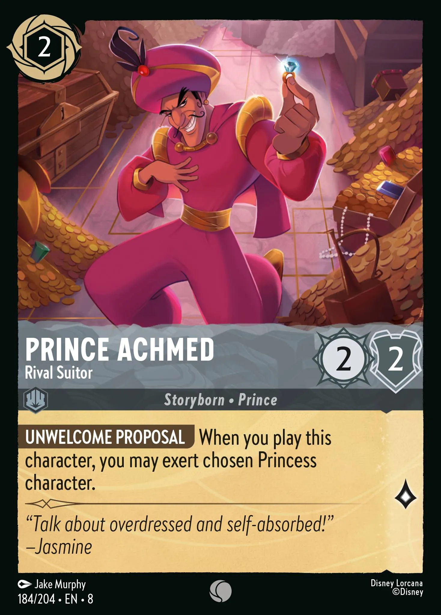Prince Achmed - Rival Suitor · Reign of Jafar 184/211