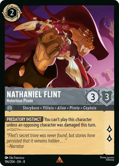 Nathaniel Flint - Notorious Pirate · Reign of Jafar 196/211