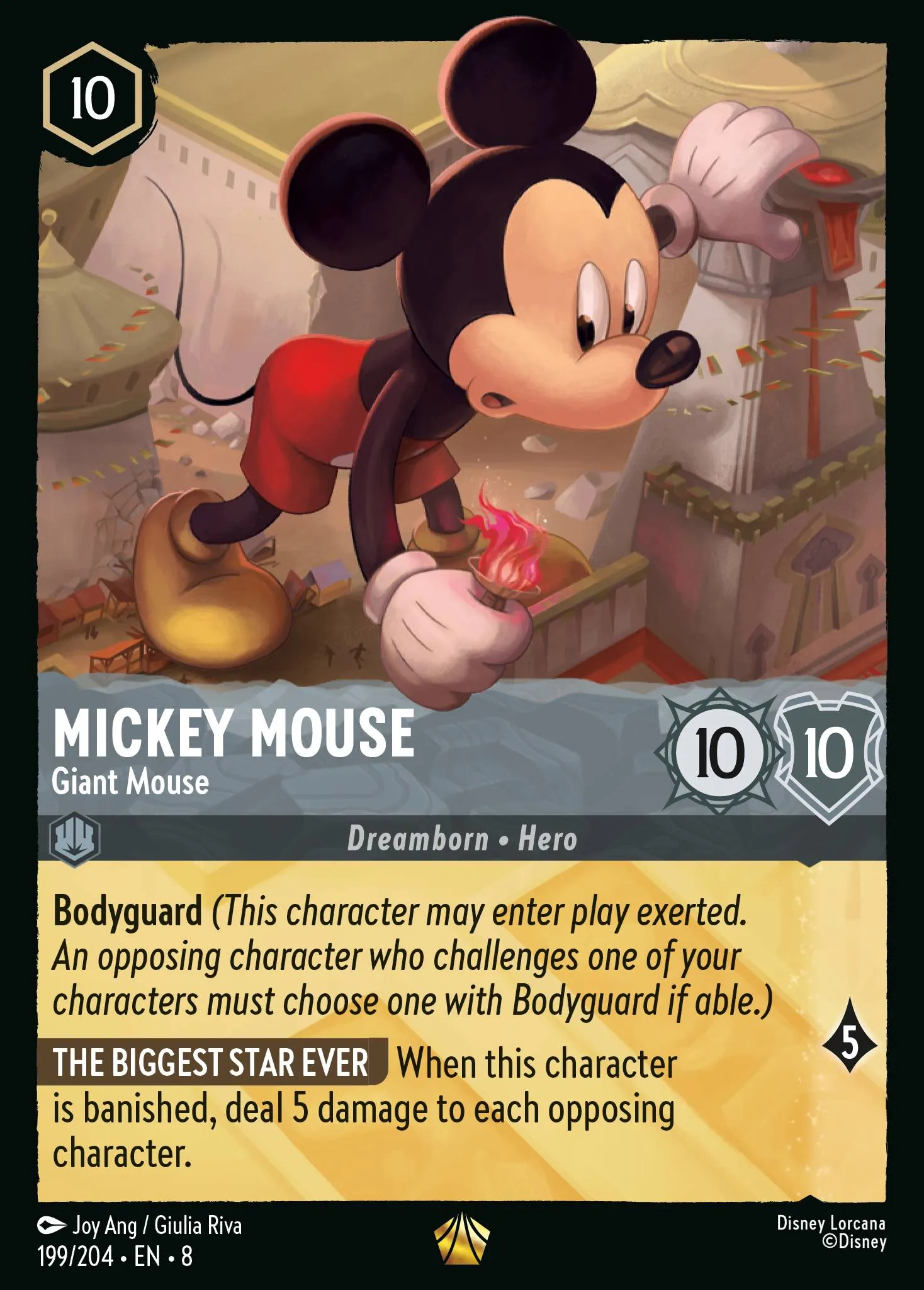 Mickey Mouse - Giant Mouse · Reign of Jafar 199/211