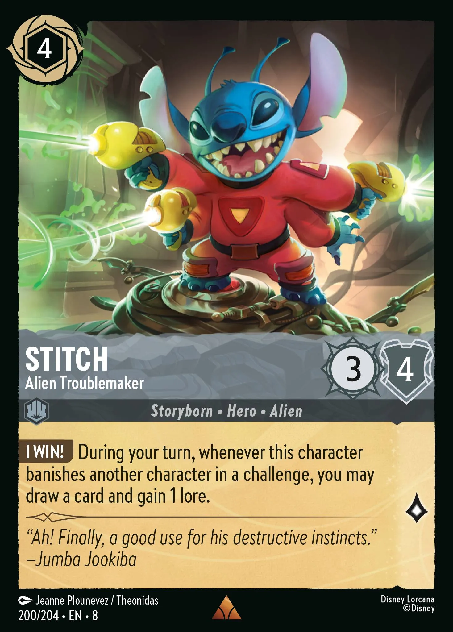 Stitch - Alien Troublemaker · Reign of Jafar 200/211