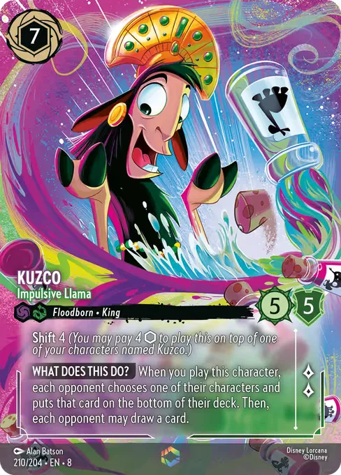 Kuzco - Impulsive Llama · Reign of Jafar 210/211
