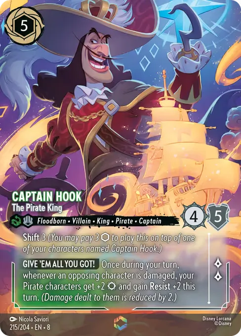 Captain Hook - The Pirate King · Reign of Jafar 215/211