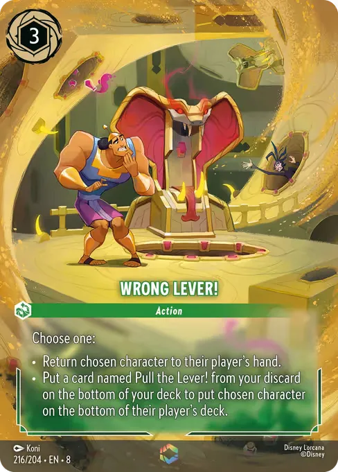 Wrong Lever! · Reign of Jafar 216/211