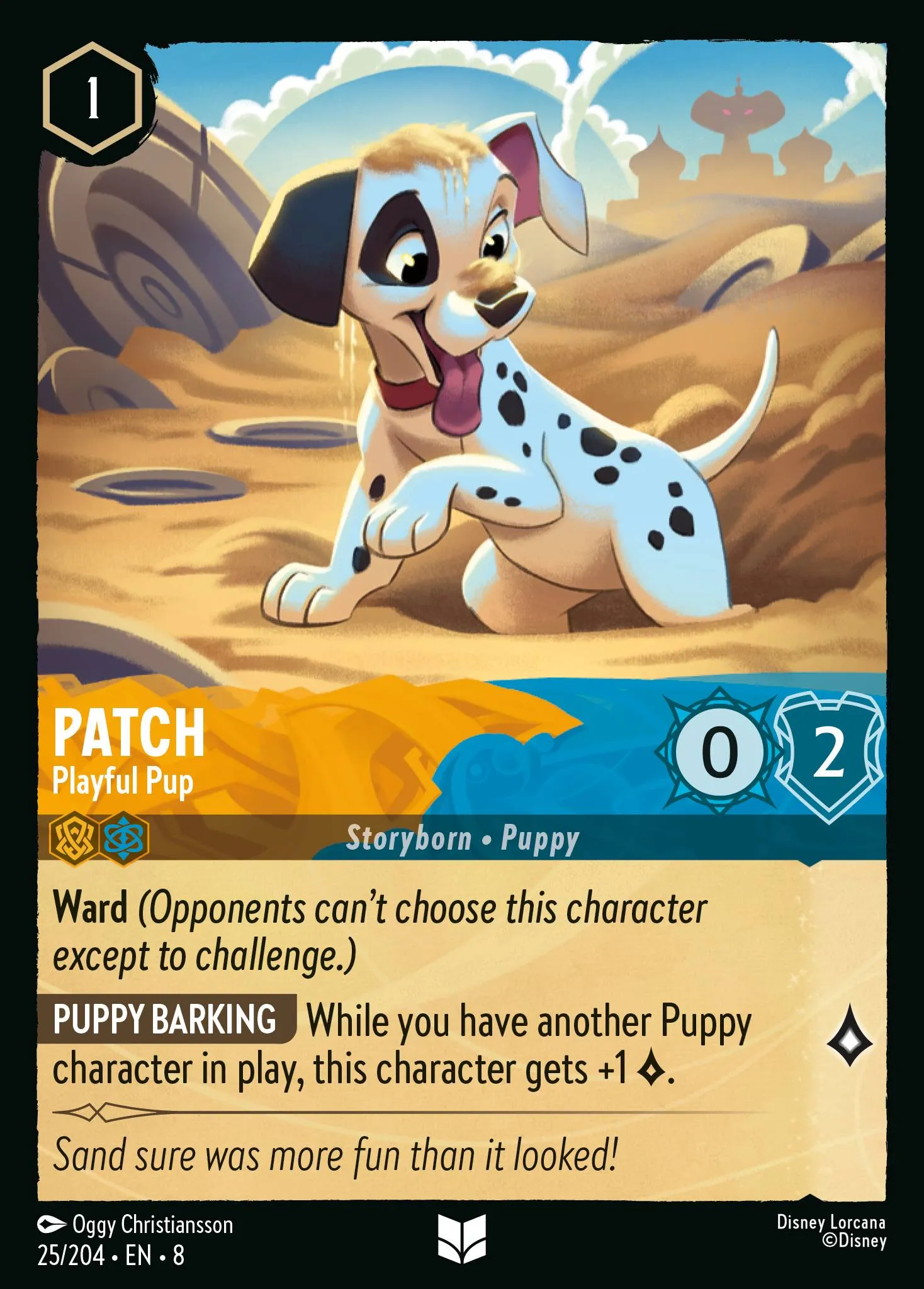 Patch - Playful Pup · Reign of Jafar 25/211