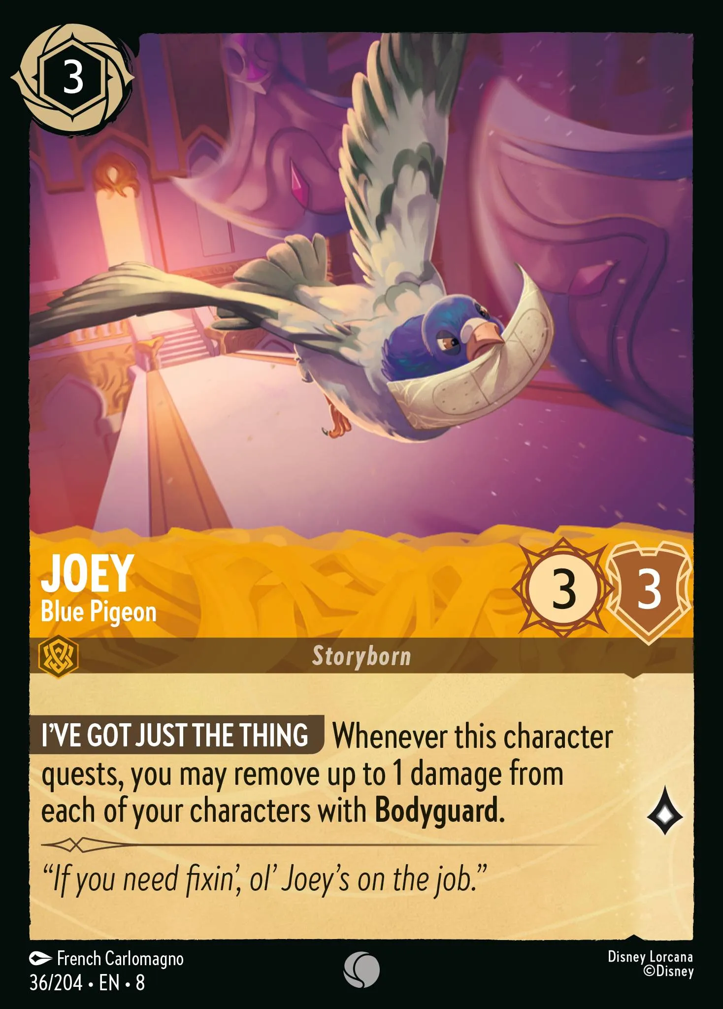Joey - Blue Pigeon · Reign of Jafar 36/211