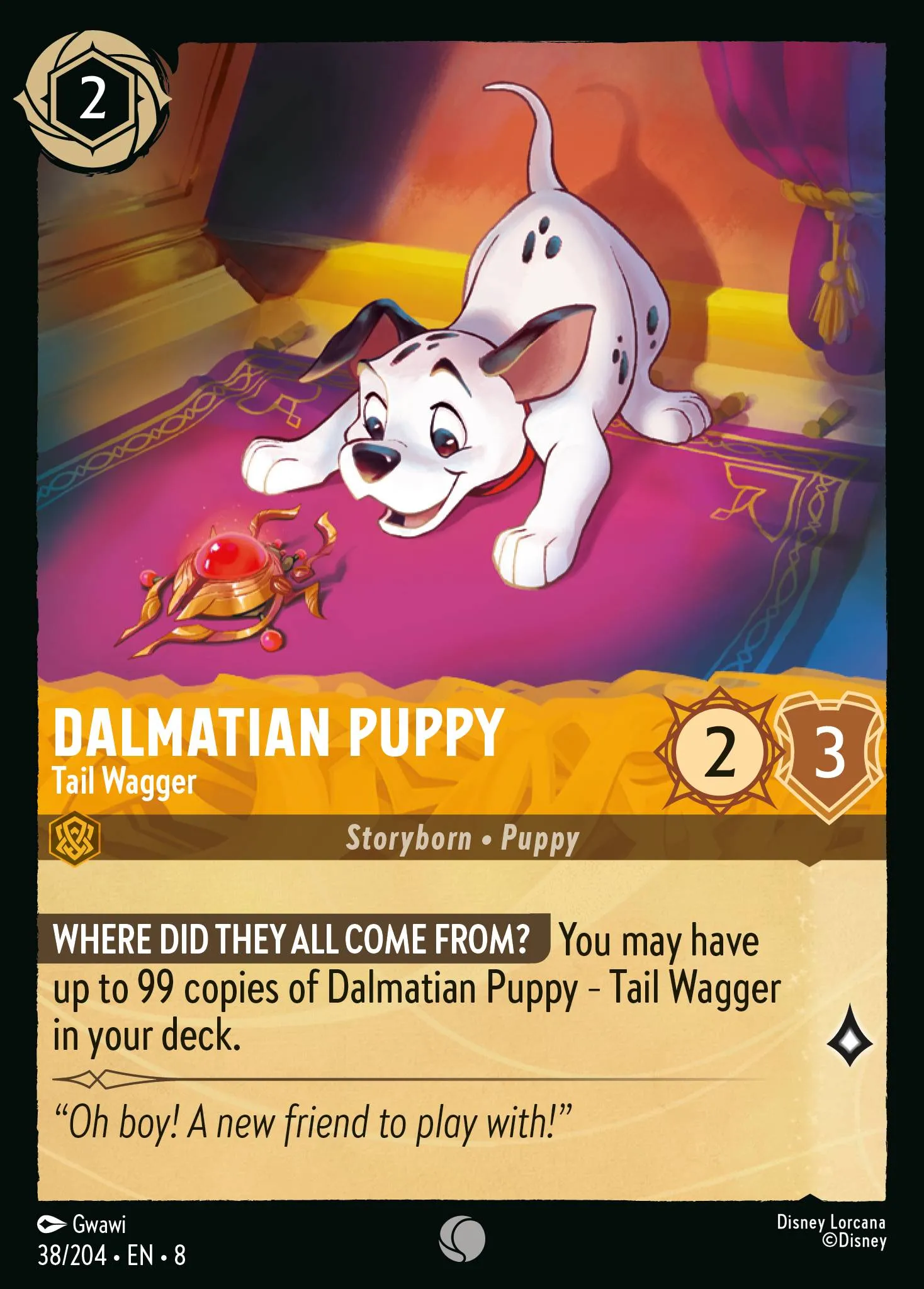 Dalmatian Puppy - Tail Wagger · Reign of Jafar 38/211