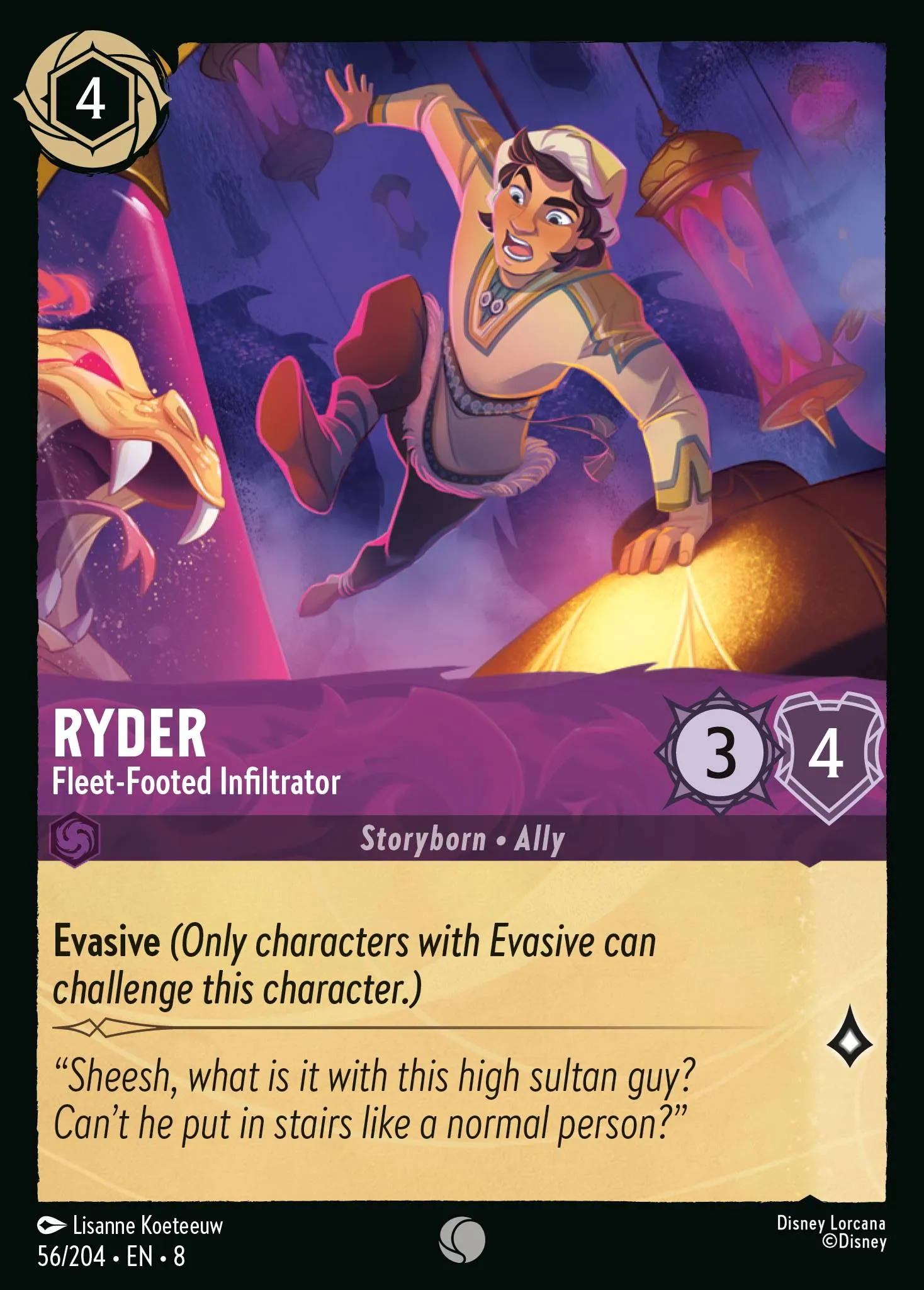 Ryder - Fleet-Footed Infiltrator · Reign of Jafar 56/211