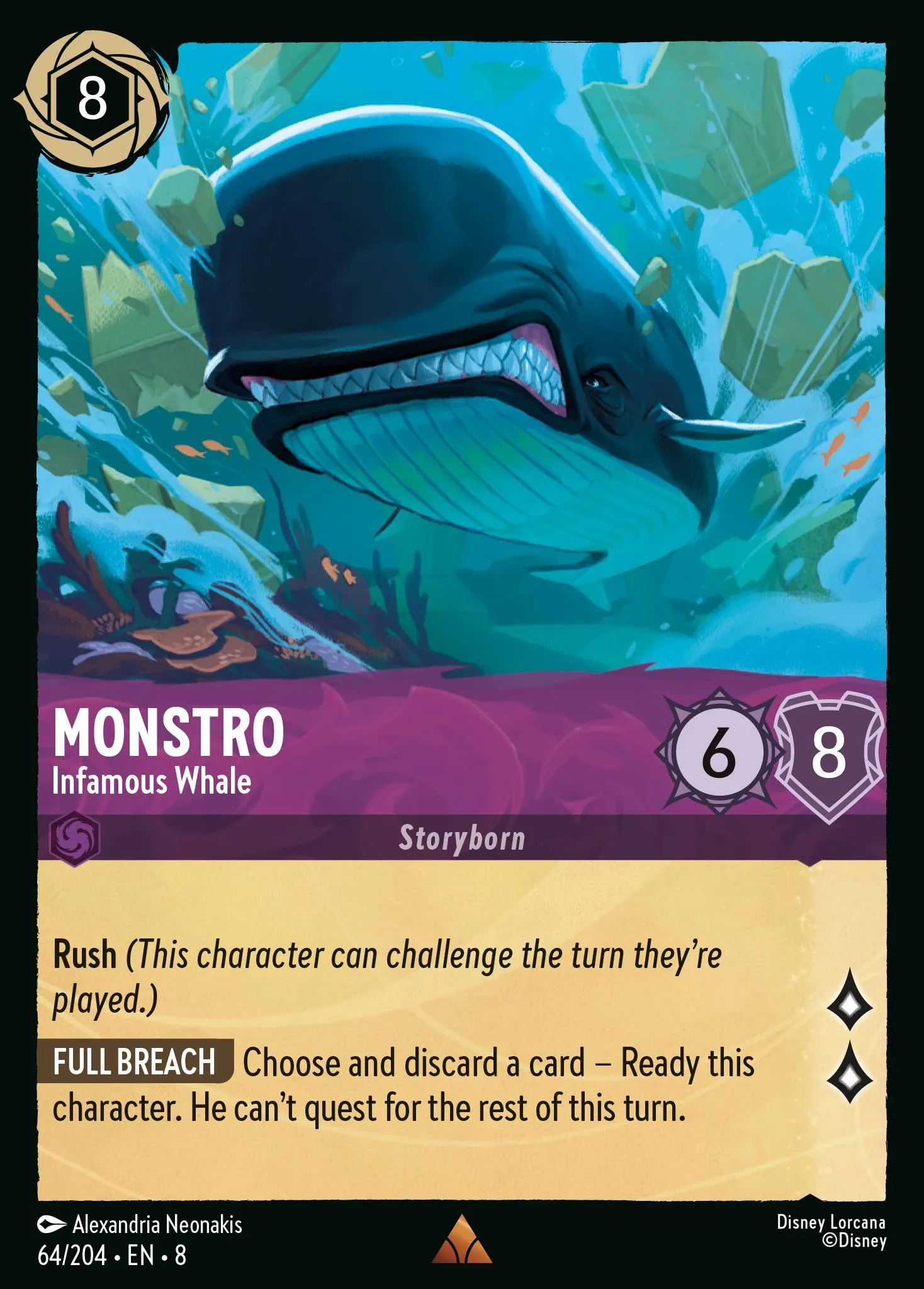 Monstro - Infamous Whale · Reign of Jafar 64/211