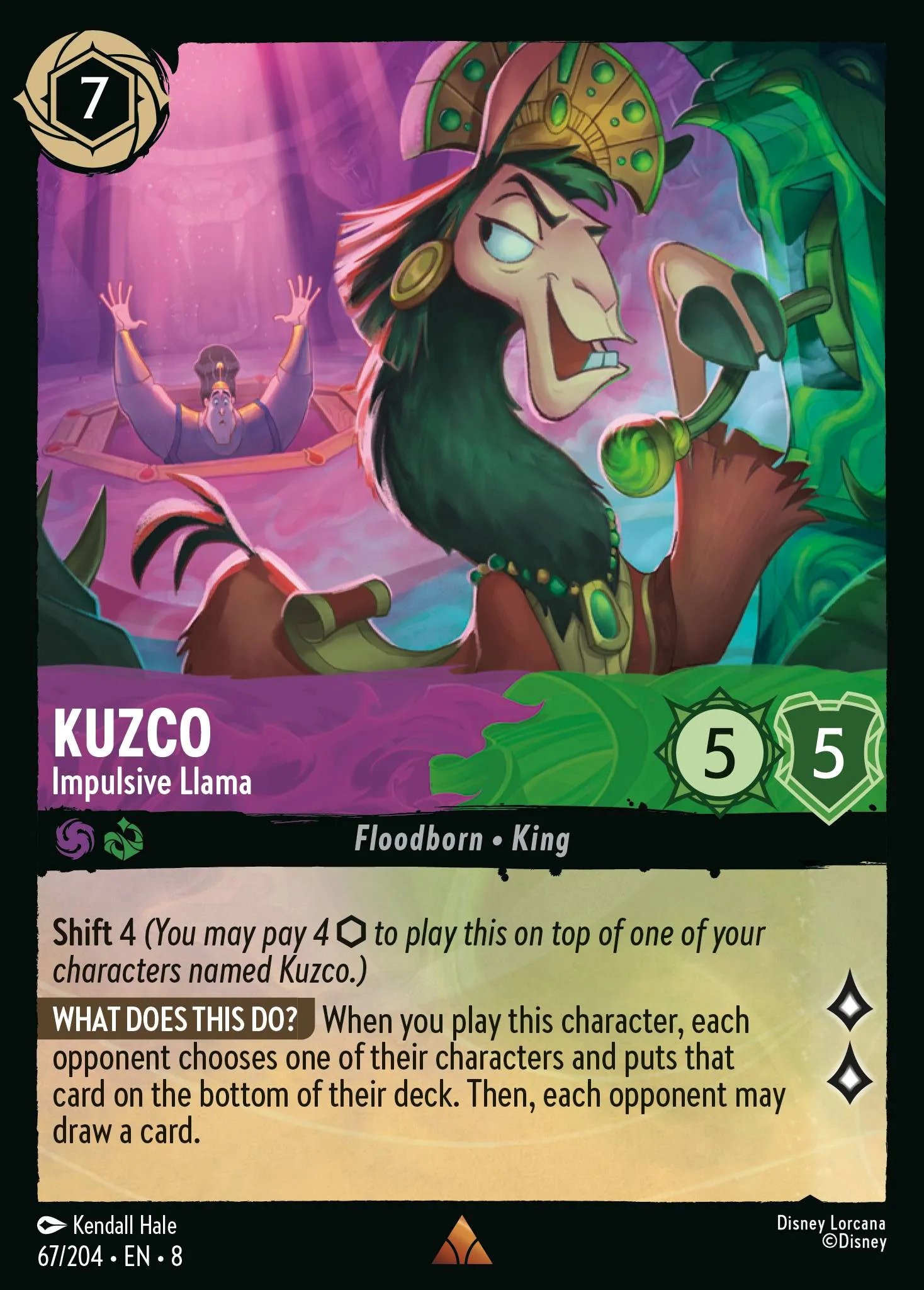 Kuzco - Impulsive Llama · Reign of Jafar 67/211
