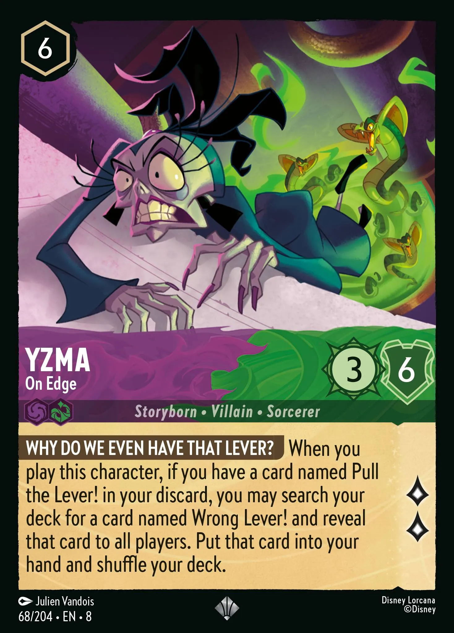 Yzma - On Edge · Reign of Jafar 68/211