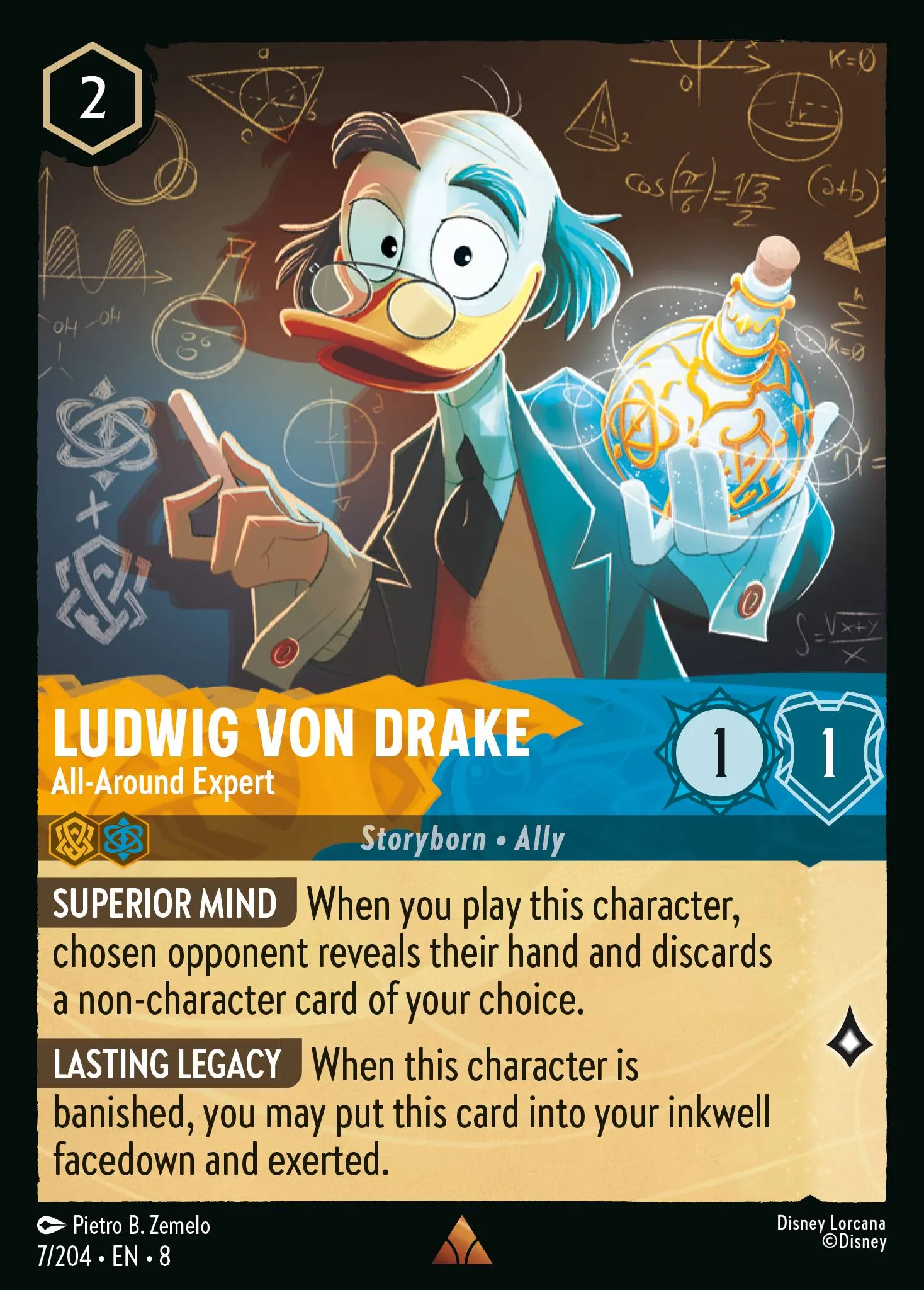 Ludwig Von Drake - All-Around Expert · Reign of Jafar 7/211