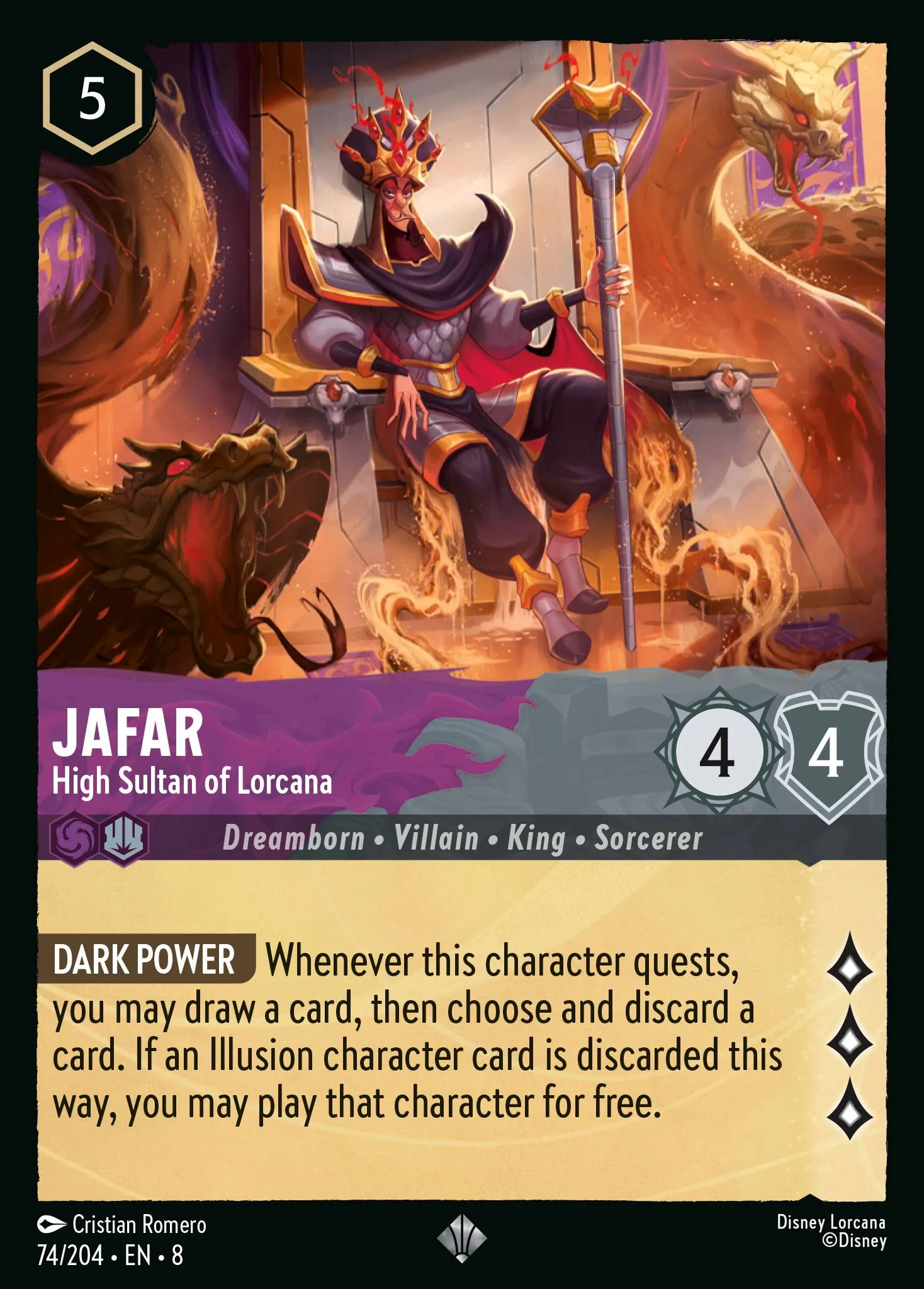 Jafar - High Sultan of Lorcana · Reign of Jafar 74/211