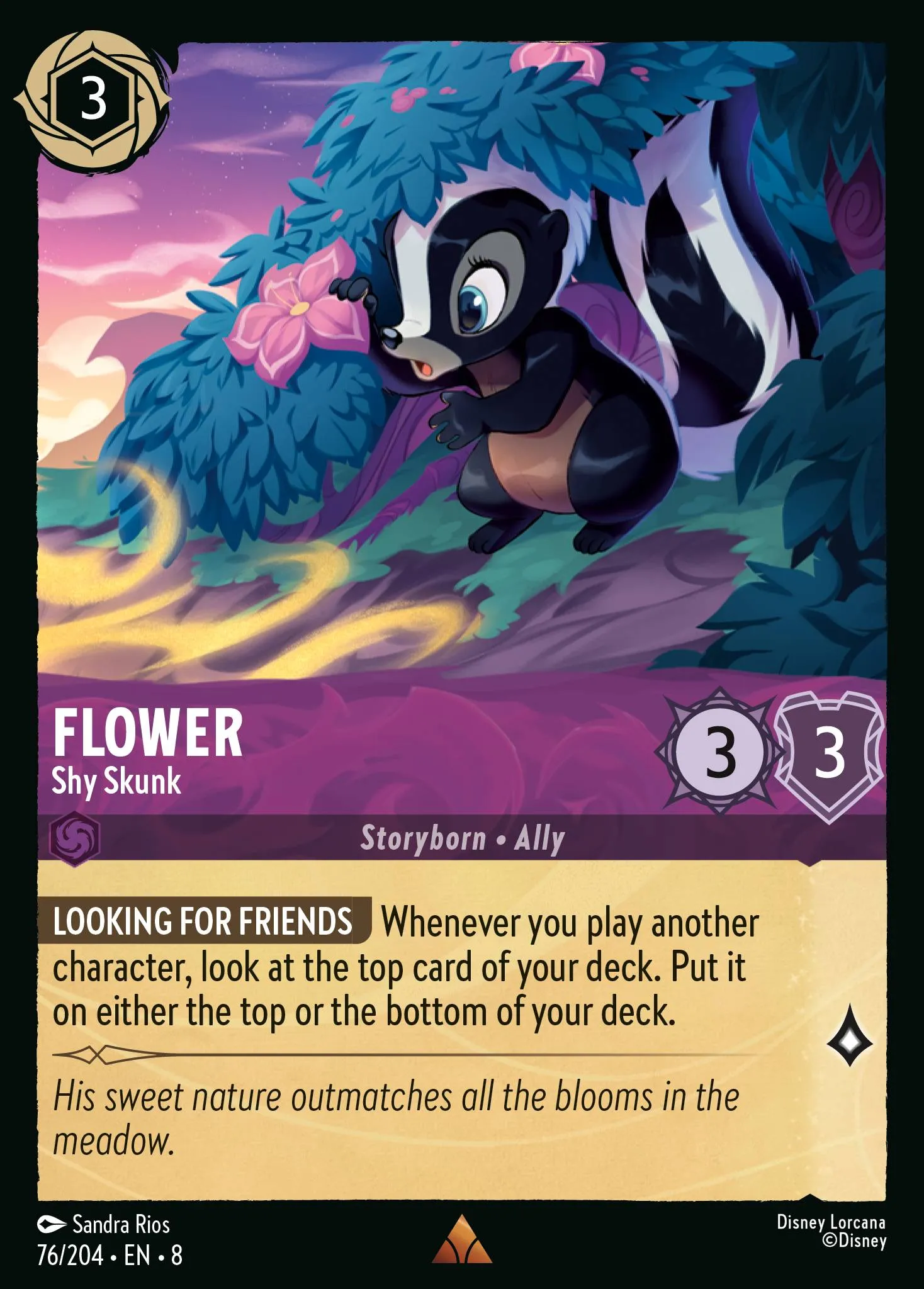 Flower - Shy Skunk · Reign of Jafar 76/211