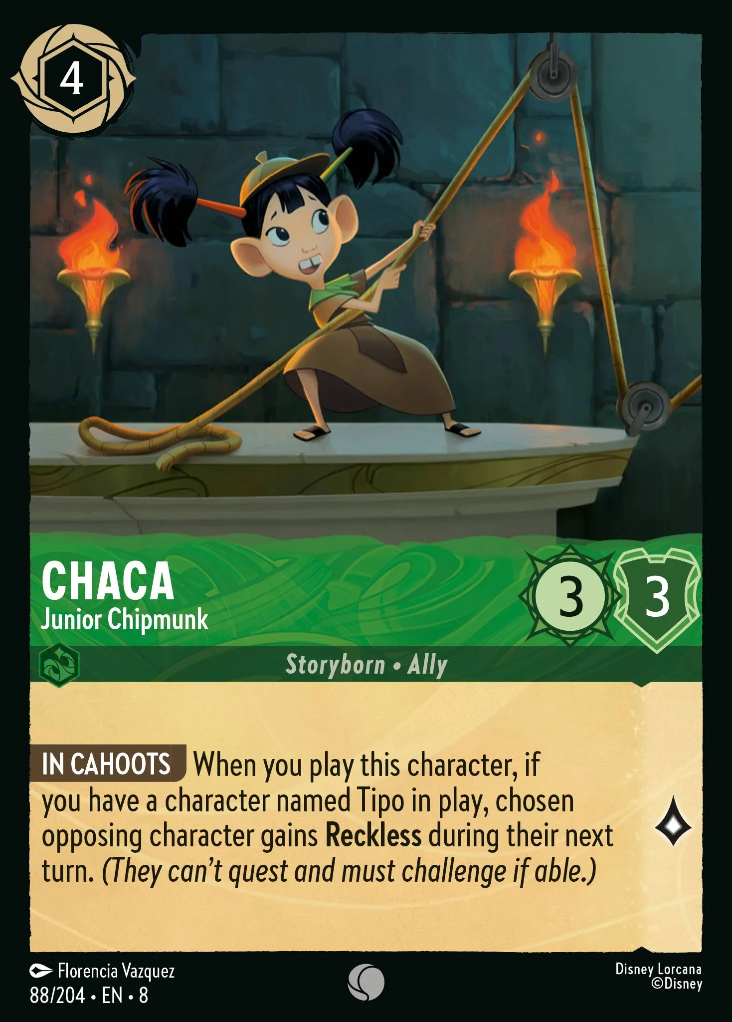 Chaca - Junior Chipmunk · Reign of Jafar 88/211