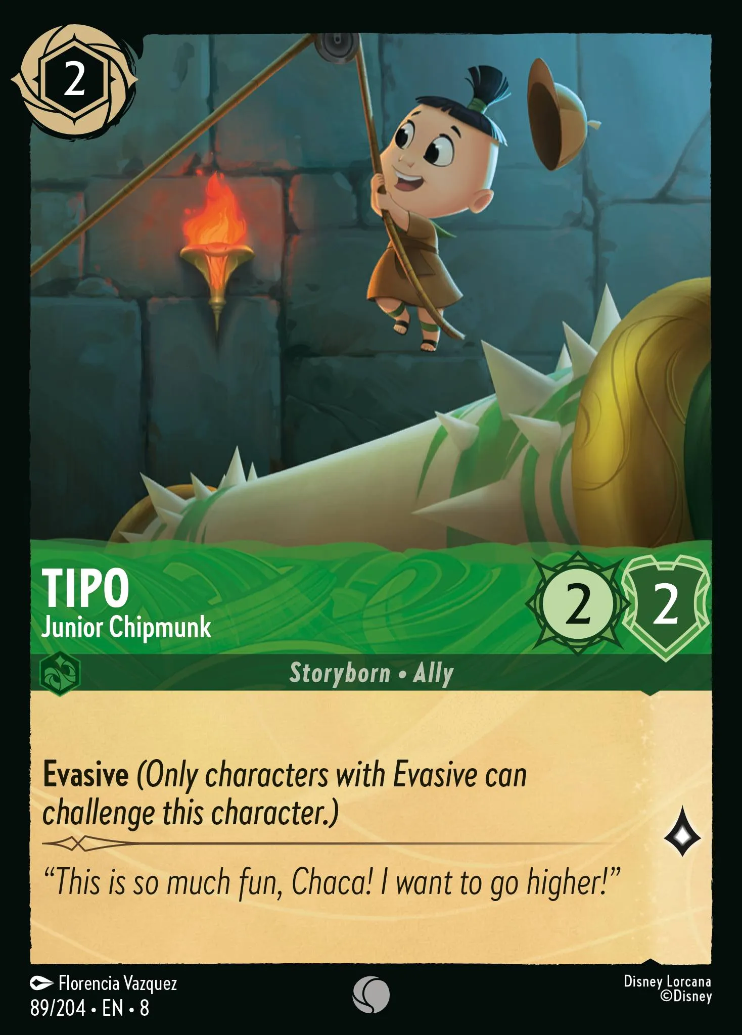 Tipo - Junior Chipmunk · Reign of Jafar 89/211