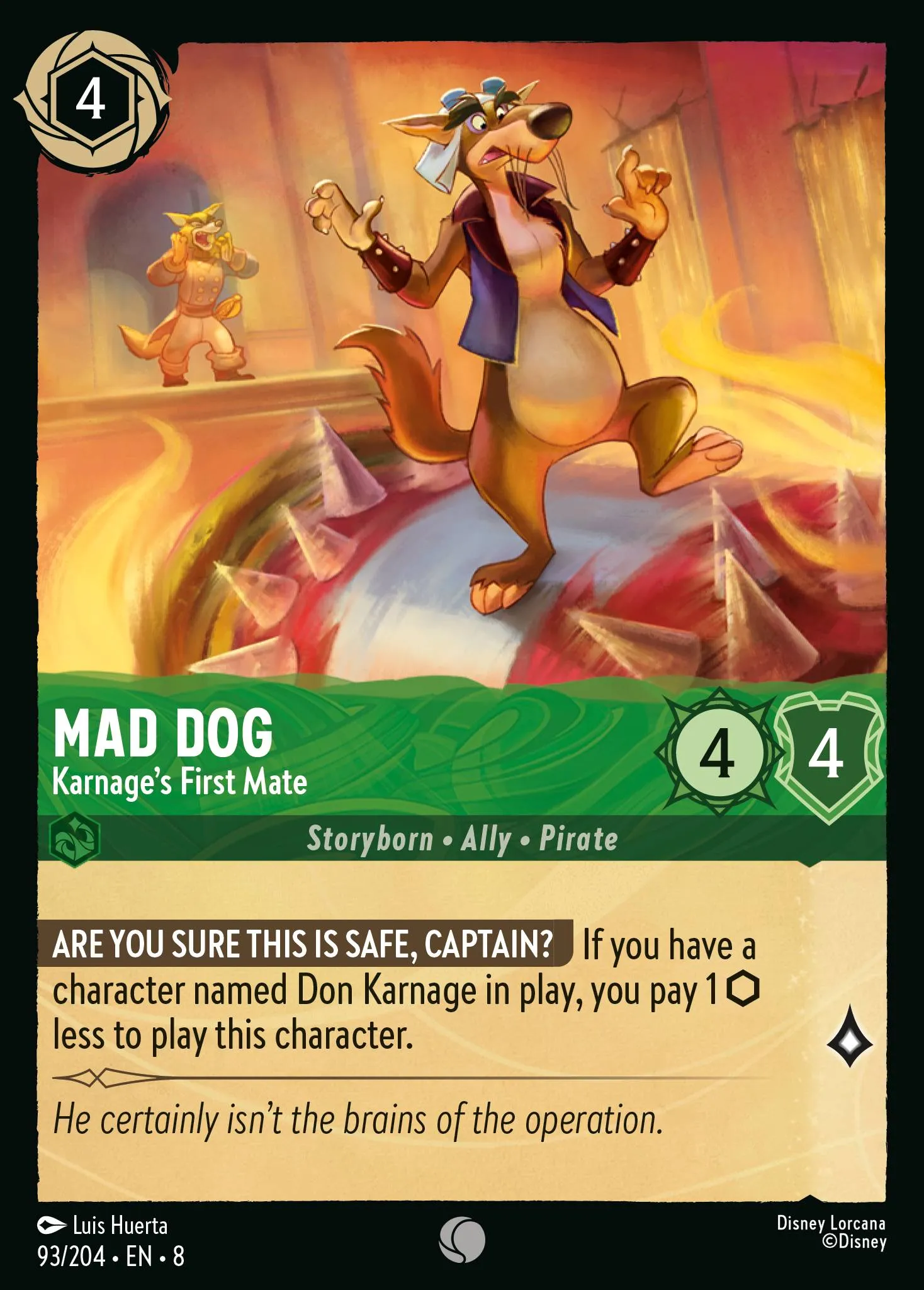 Mad Dog - Karnage's First Mate · Reign of Jafar 93/211