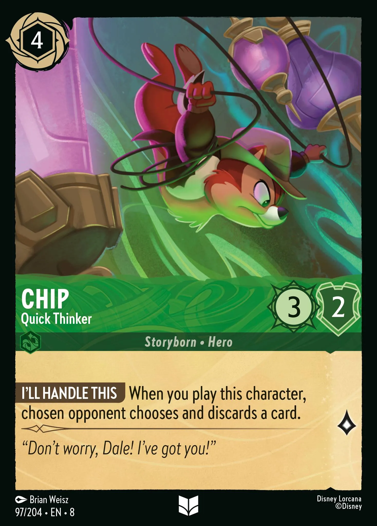 Chip - Quick Thinker · Reign of Jafar 97/211