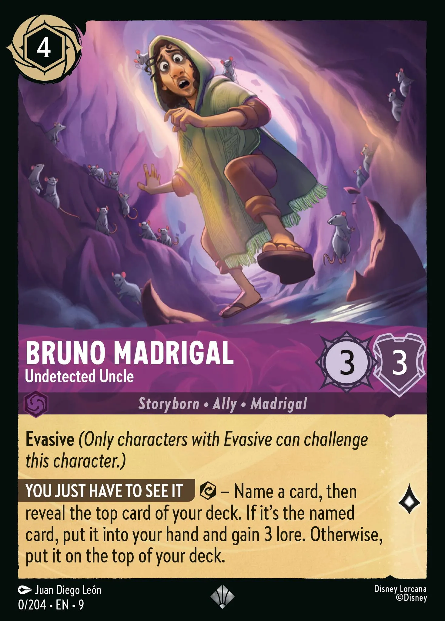 Bruno Madrigal - Undetected Uncle · Fabled 0/225