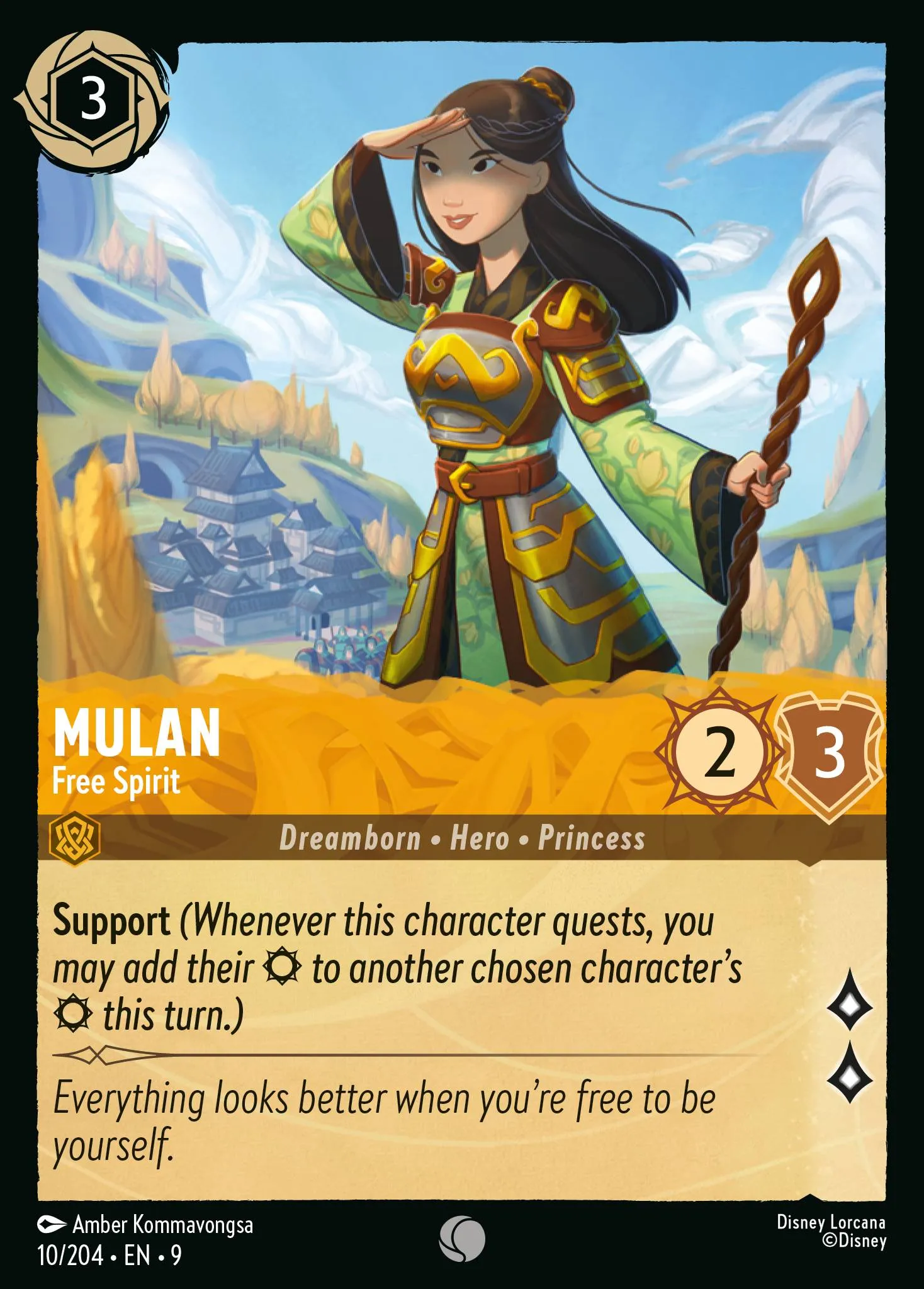 Mulan - Free Spirit · Fabled 10/225