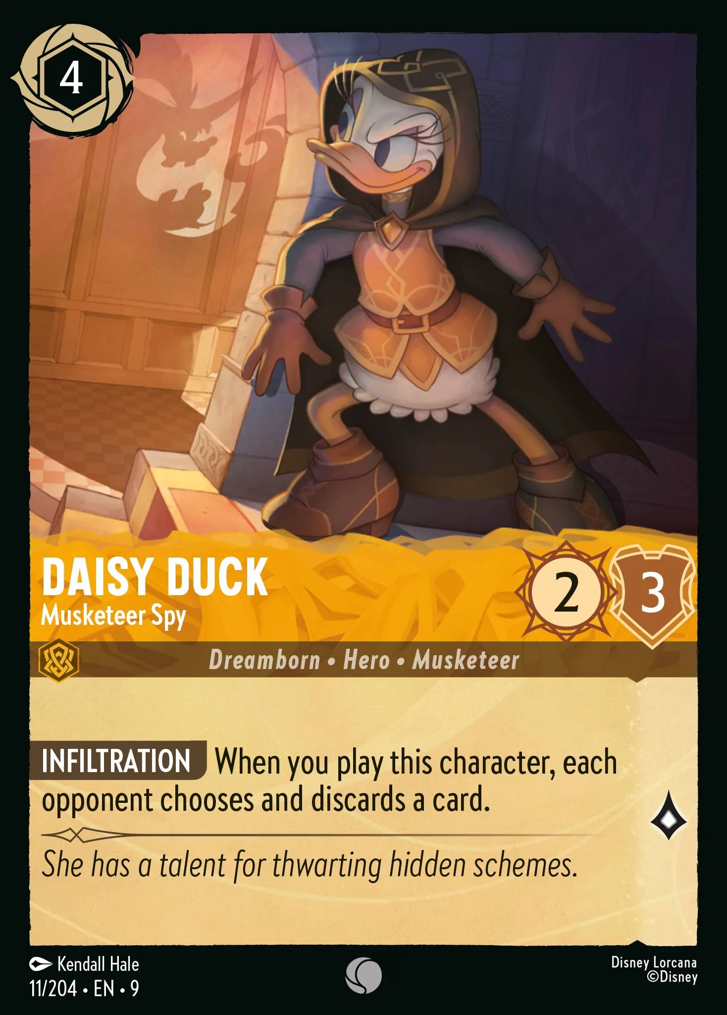 Daisy Duck - Musketeer Spy · Fabled 11/225