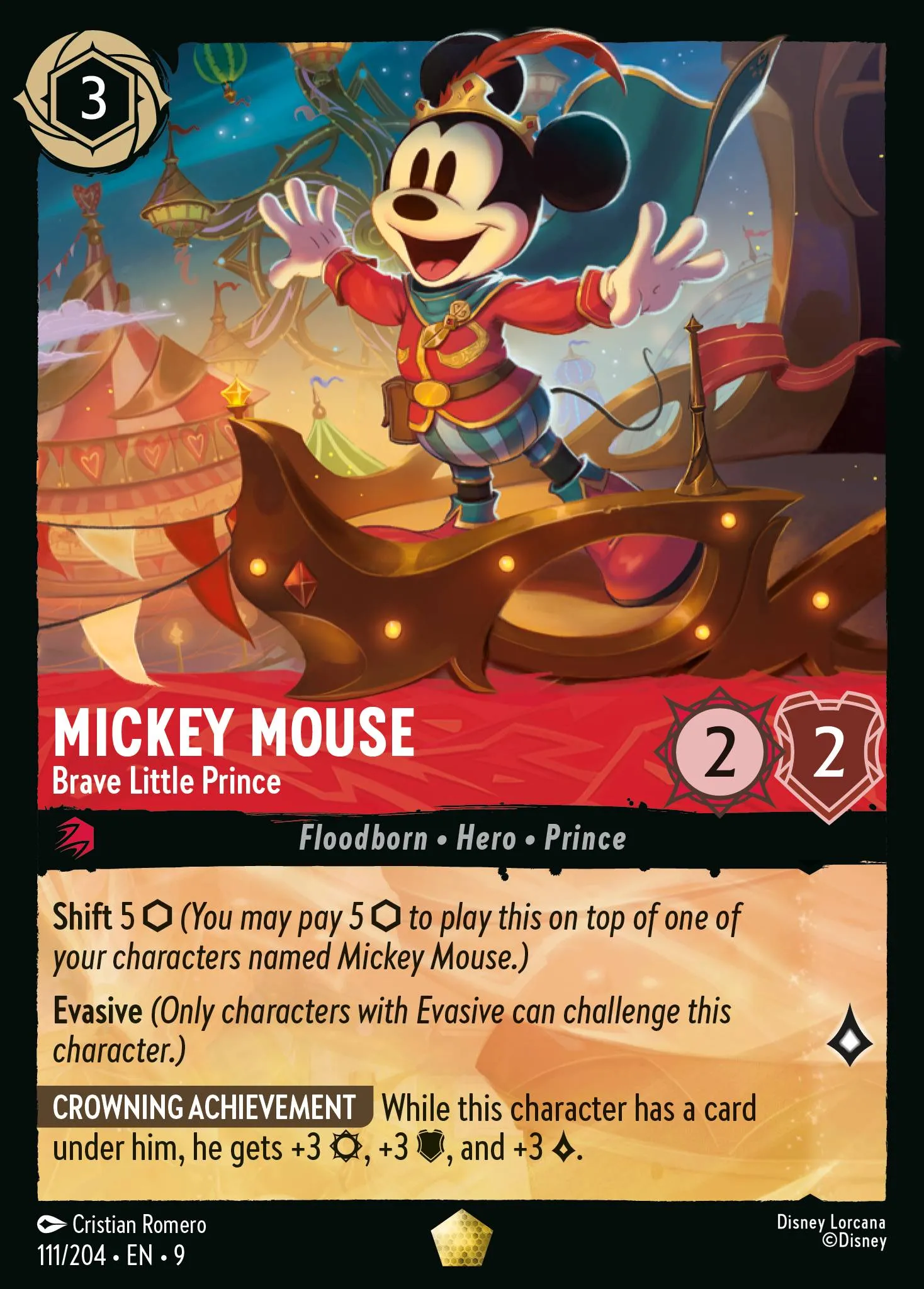 Mickey Mouse - Brave Little Prince · Fabled 111/225