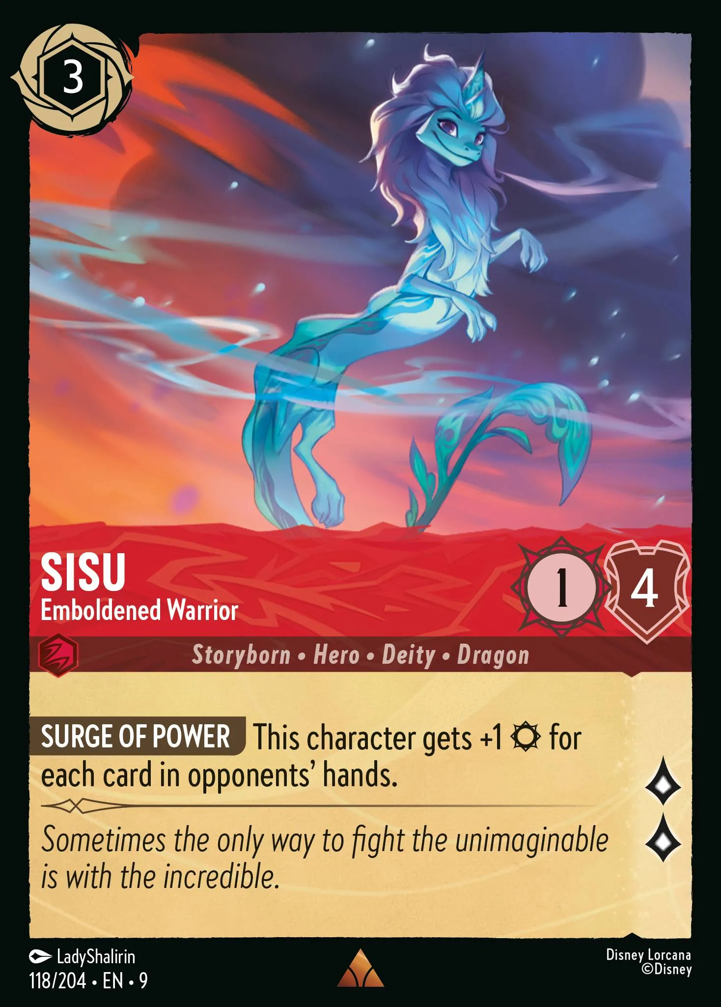 Sisu - Emboldened Warrior · Fabled 118/225