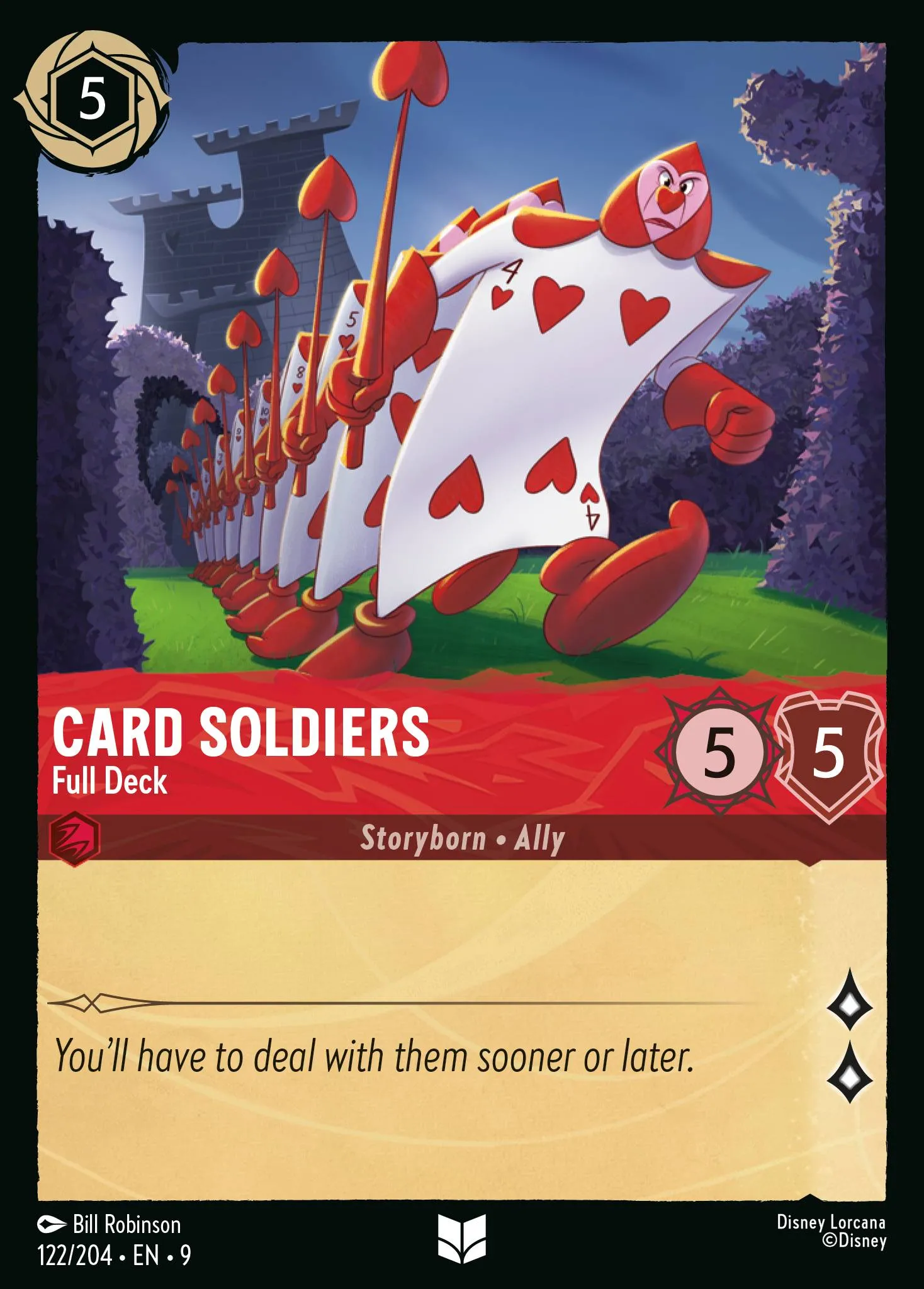 Card Soldiers - Full Deck · Fabled 122/225