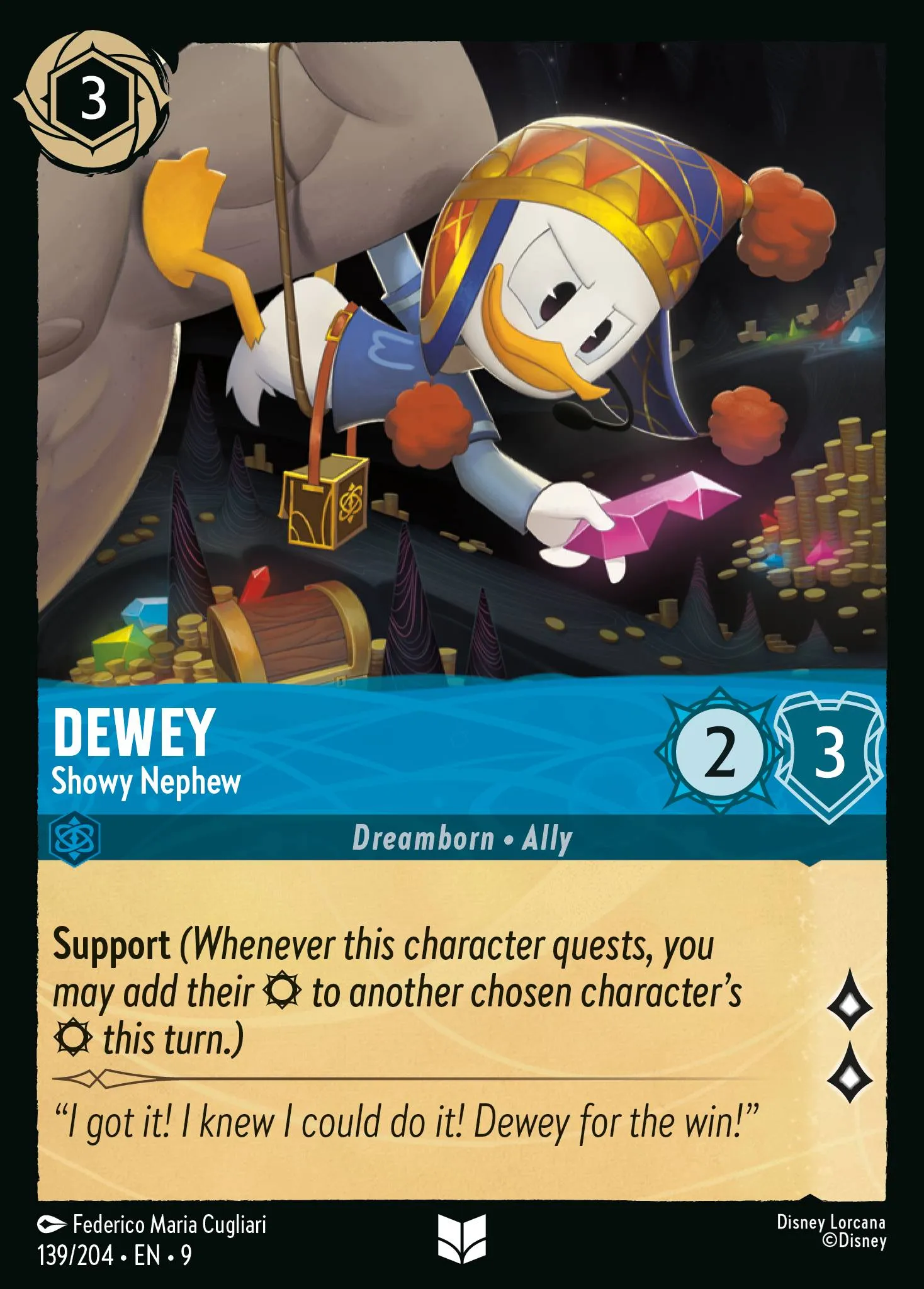 Dewey - Showy Nephew · Fabled 139/225