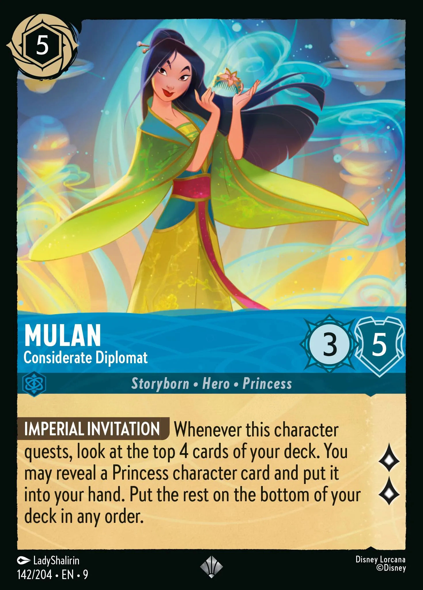 Mulan - Considerate Diplomat · Fabled 142/225