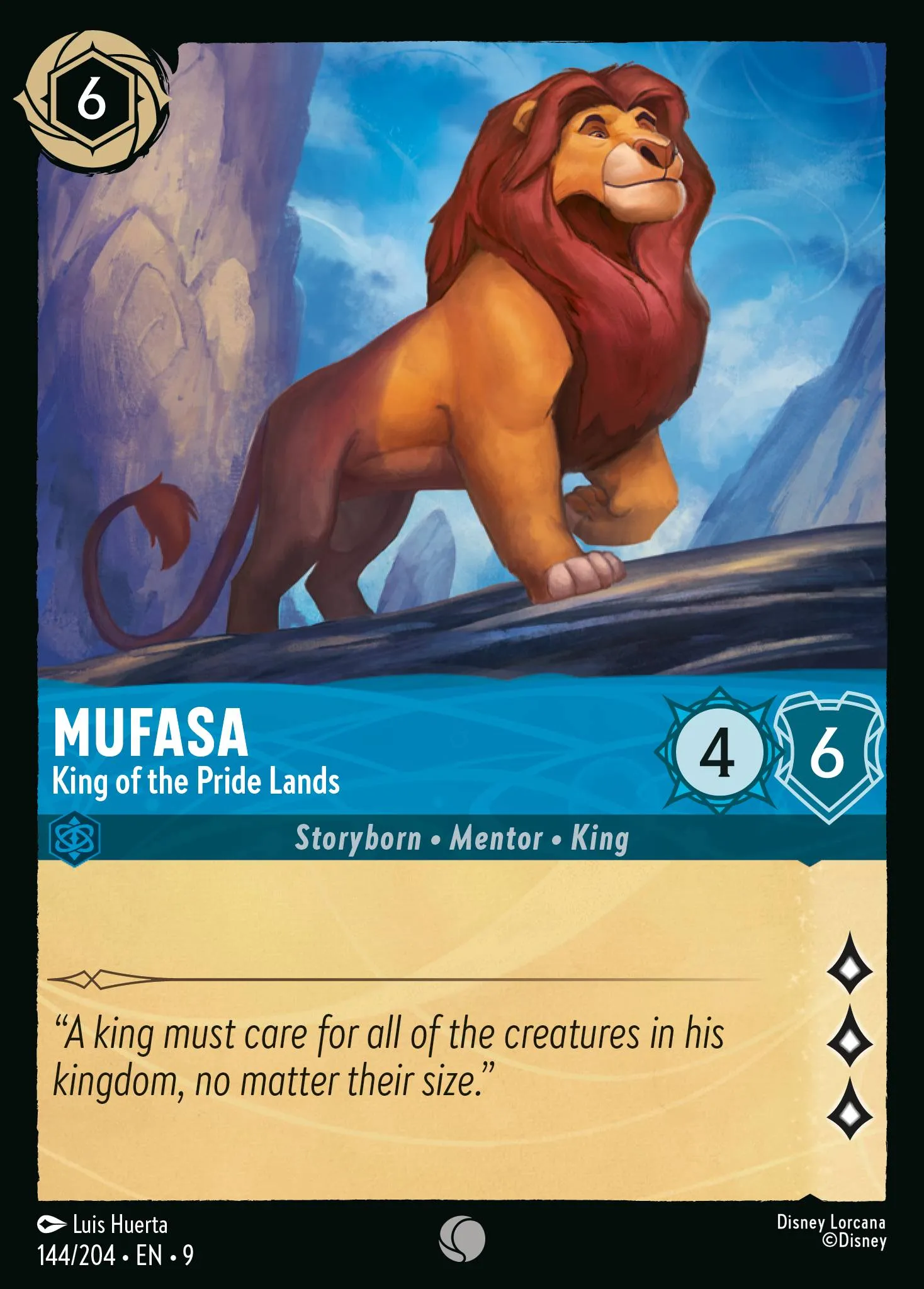 Mufasa - King of the Pride Lands · Fabled 144/225