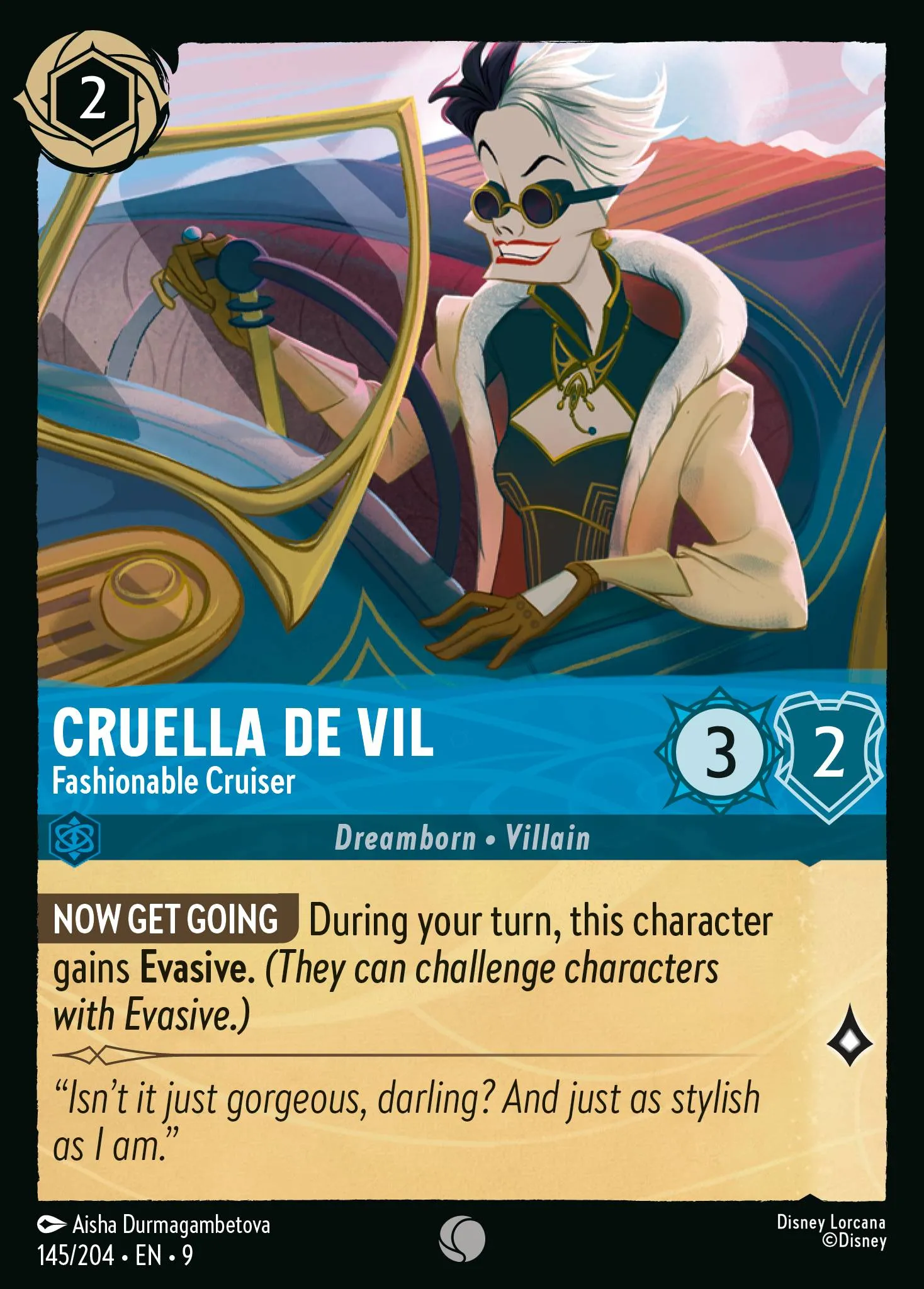 Cruella De Vil - Fashionable Cruiser · Fabled 145/225
