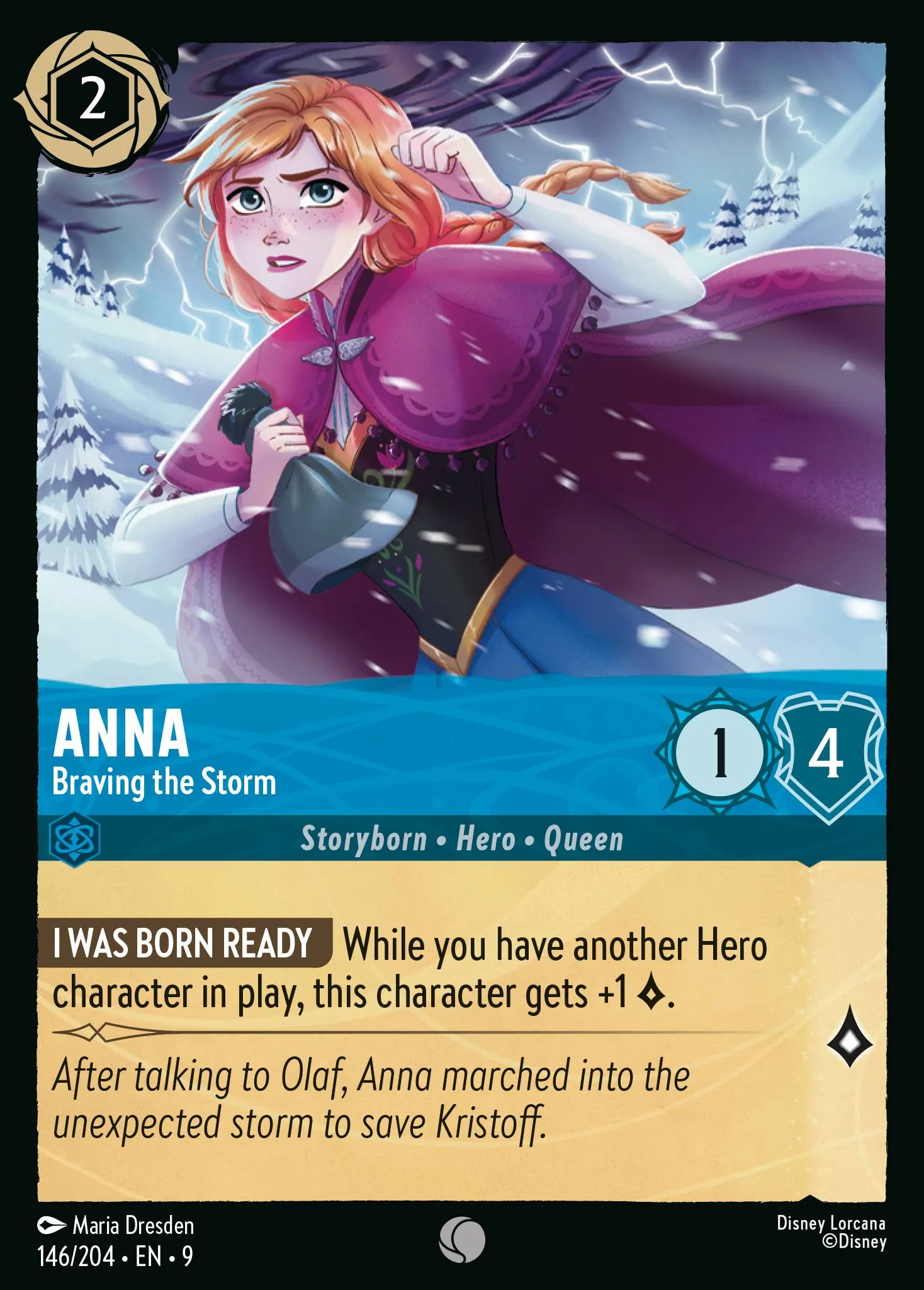 Anna - Braving the Storm · Fabled 146/225