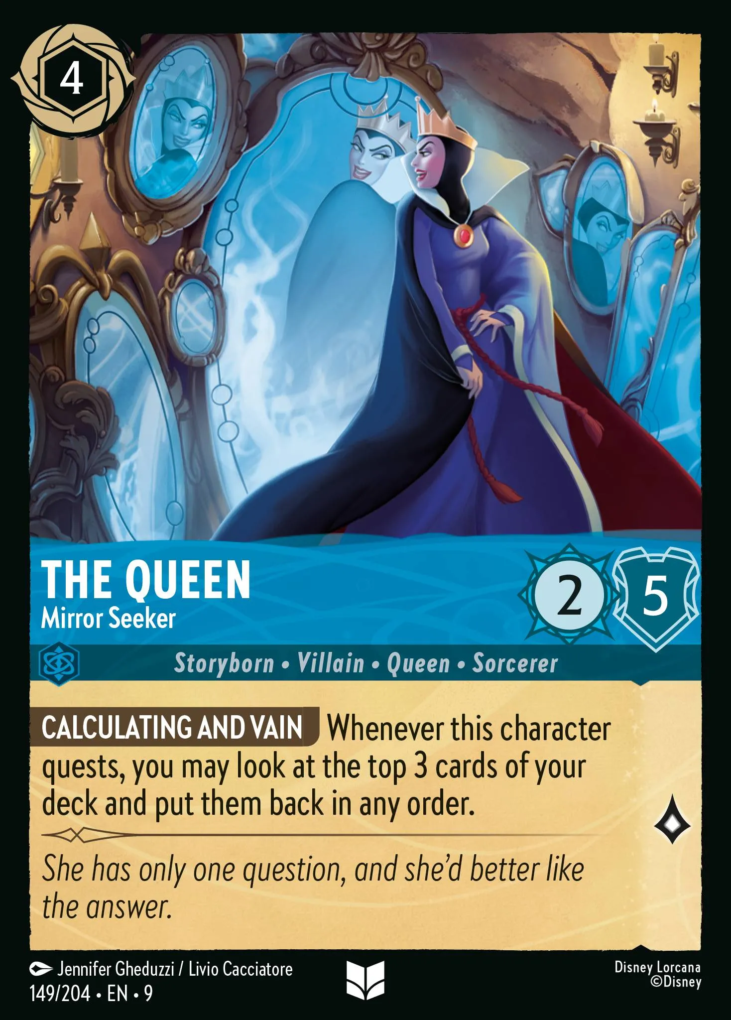 The Queen - Mirror Seeker · Fabled 149/225