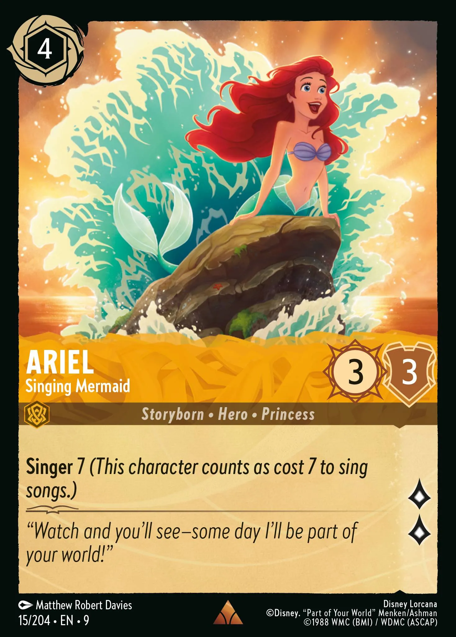 Ariel - Singing Mermaid · Fabled 15/225