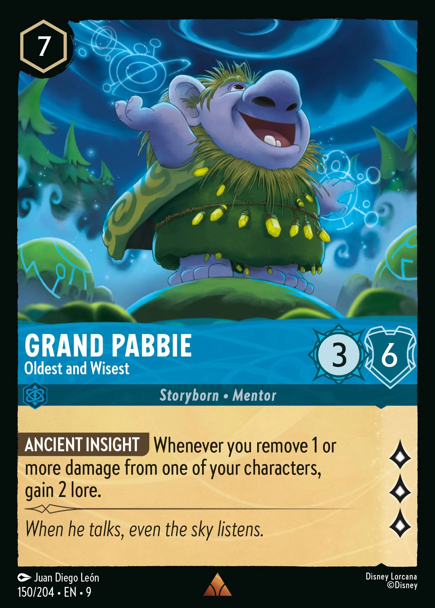 Grand Pabbie - Oldest and Wisest · Fabled 150/225