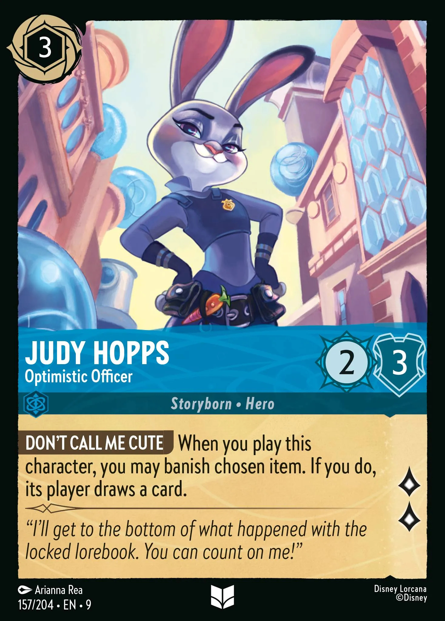 Judy Hopps - Optimistic Officer · Fabled 157/225